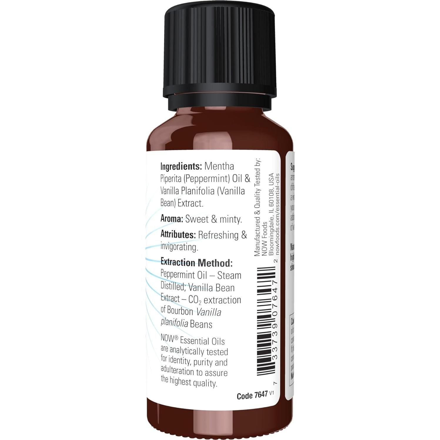 Aceite Esencial NOW Bastón de Caramelo 29.57 ml Dulce y Mentolado
