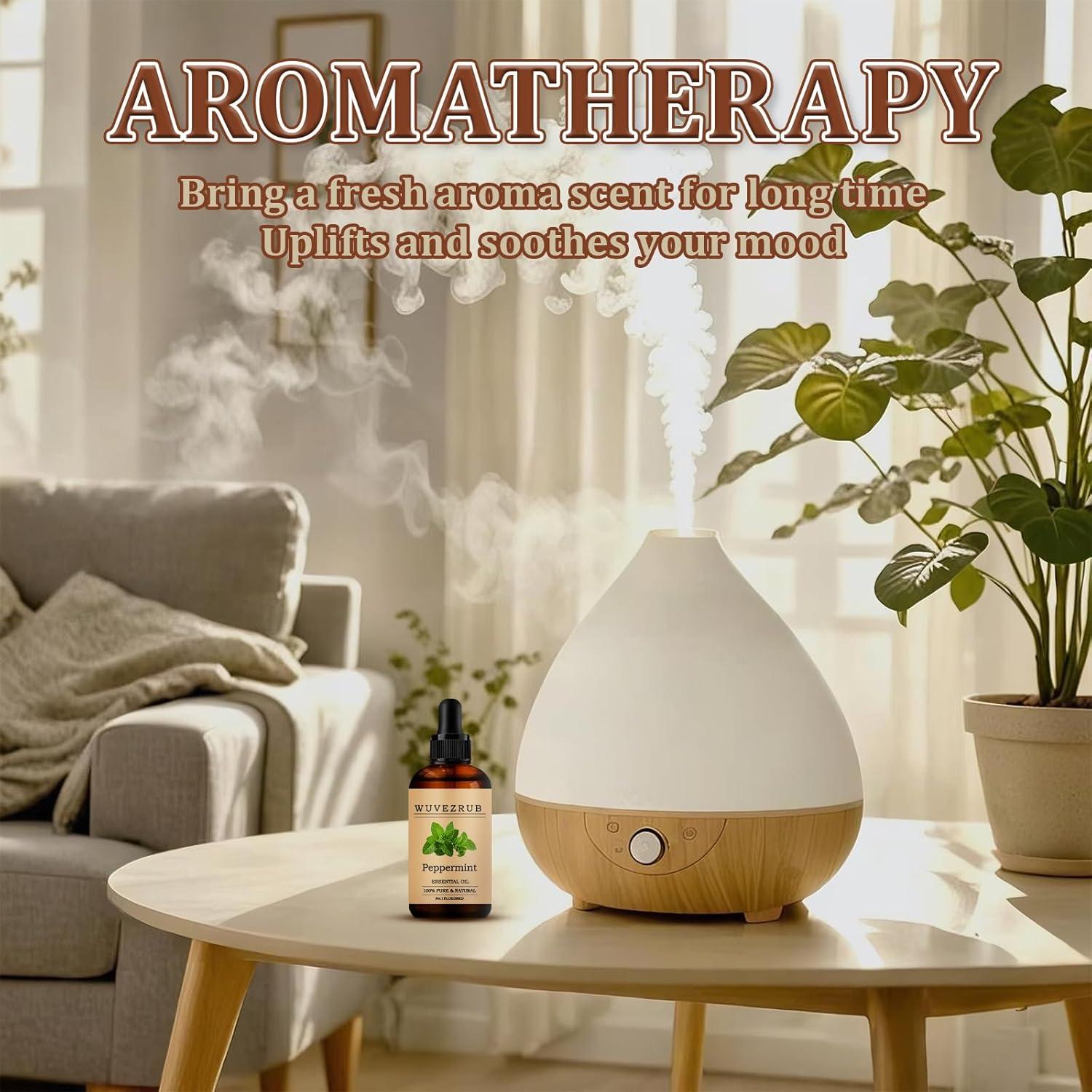 Aceite Esencial de Menta 30ML Wuvezrub - 100% Puro