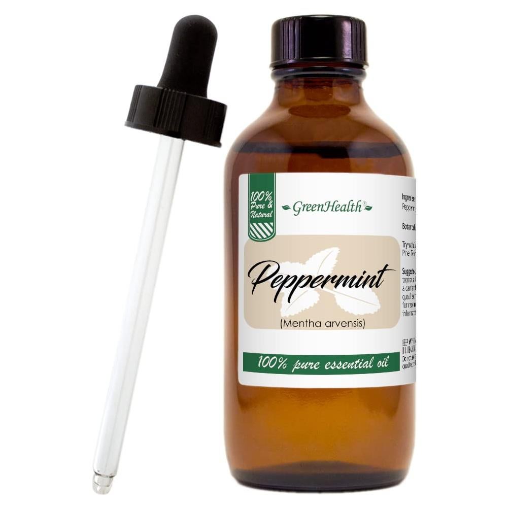 Aceite Esencial de Menta Verde WFMed 118 ml Puro y Natural