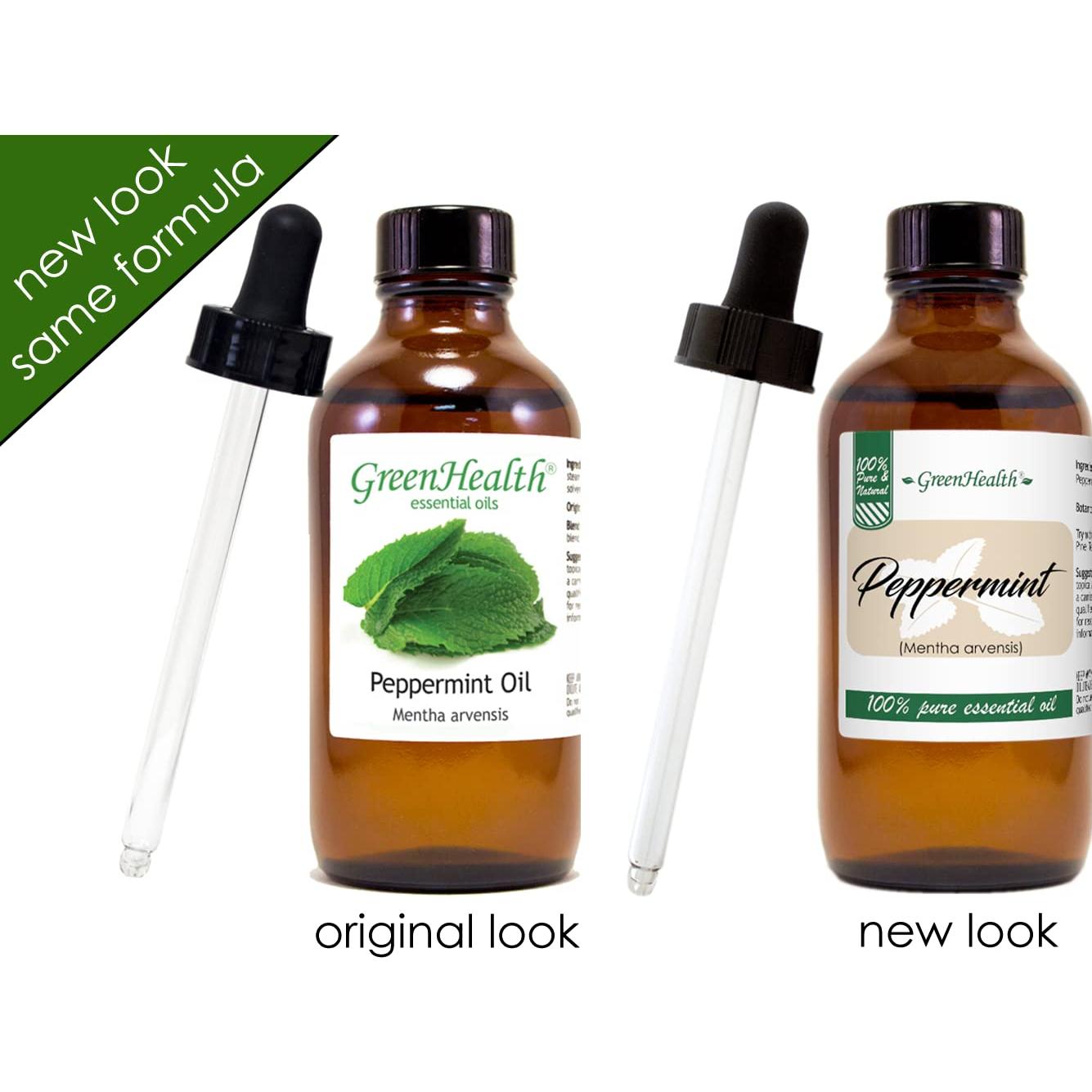 Aceite Esencial de Menta Verde WFMed 118 ml Puro y Natural