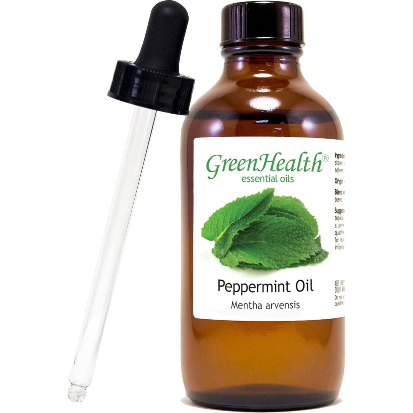 Aceite Esencial de Menta Verde WFMed 118 ml Puro y Natural