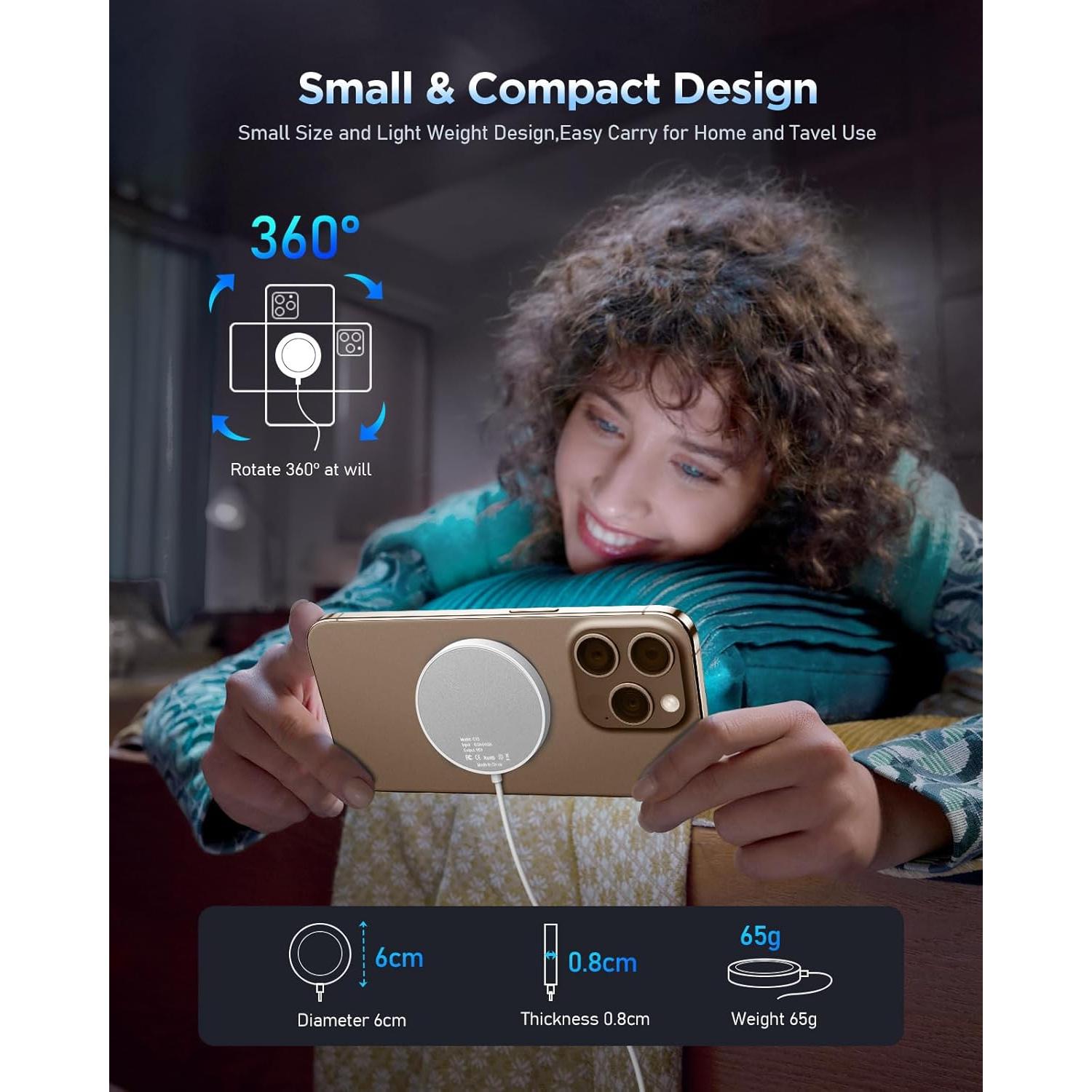 Cargador Inalámbrico Magnético Bohuma para iPhone 16/15/14/13/12