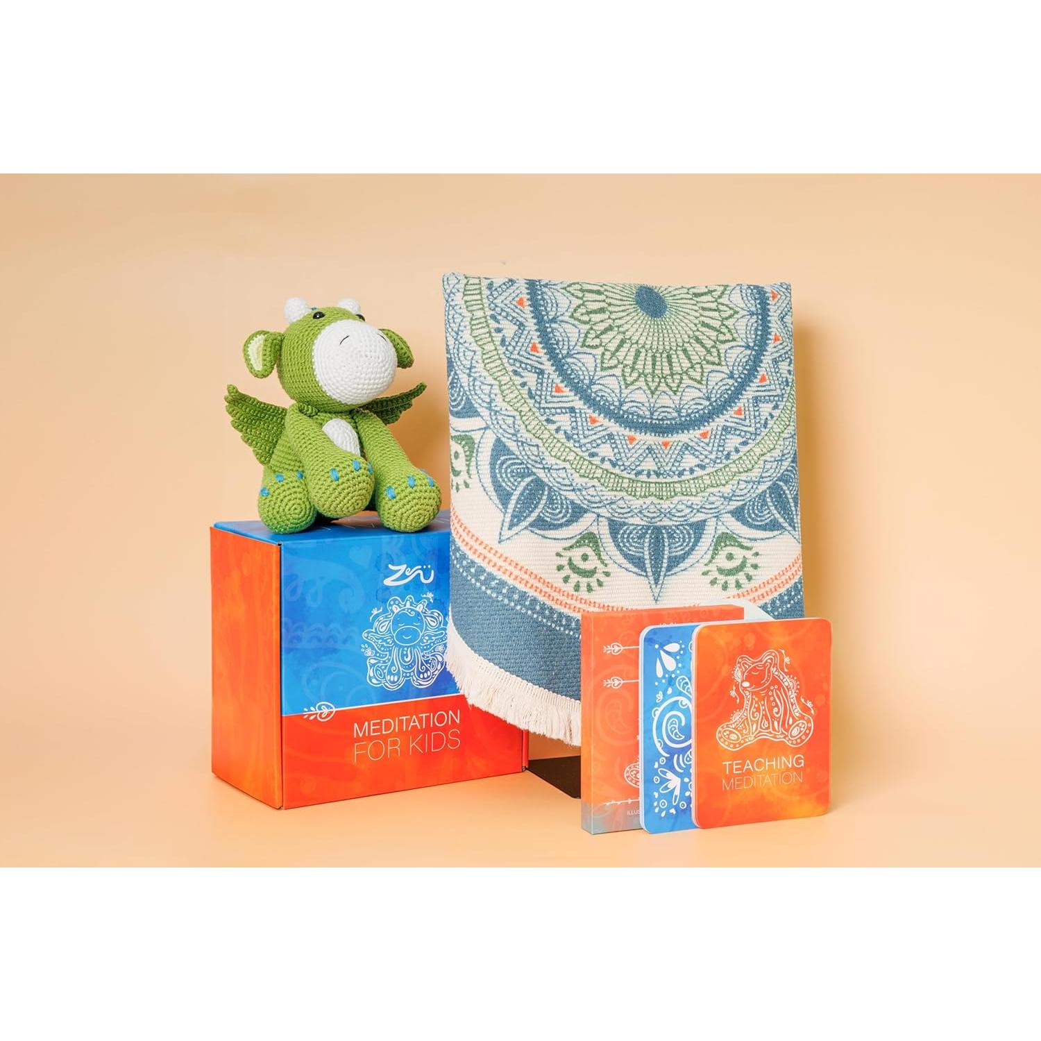 Kit de Meditación para Niños Zenuë con Alfombra Mandala
