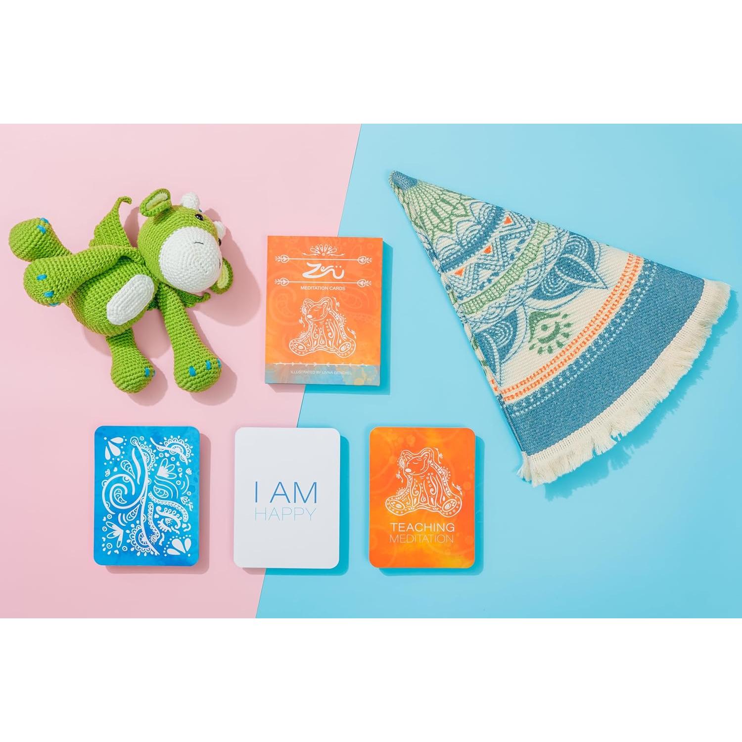 Kit de Meditación para Niños Zenuë con Alfombra Mandala