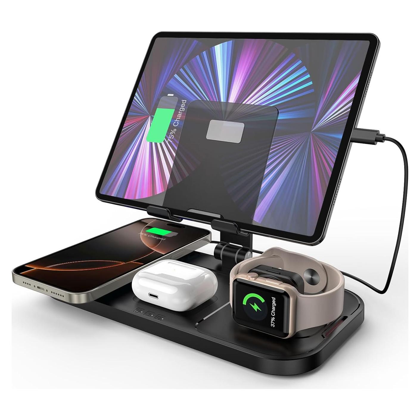 Estación de Carga Inalámbrica 4 en 1 para Apple XF-AD1