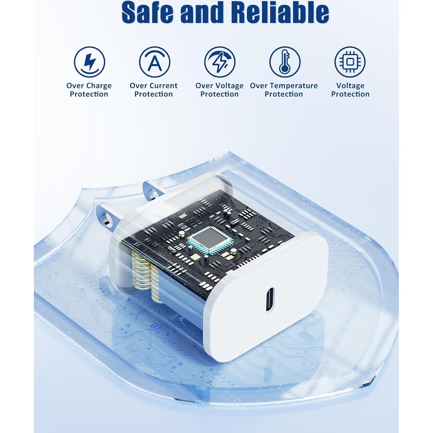 Cargador 3 en 1 USB-C 20W para Apple Watch y iPhone