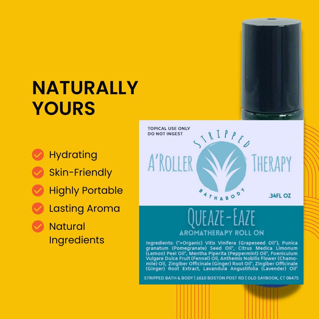Roll-On Aromaterapia Queaze Eaze 12ml - Alivio Natural Náuseas