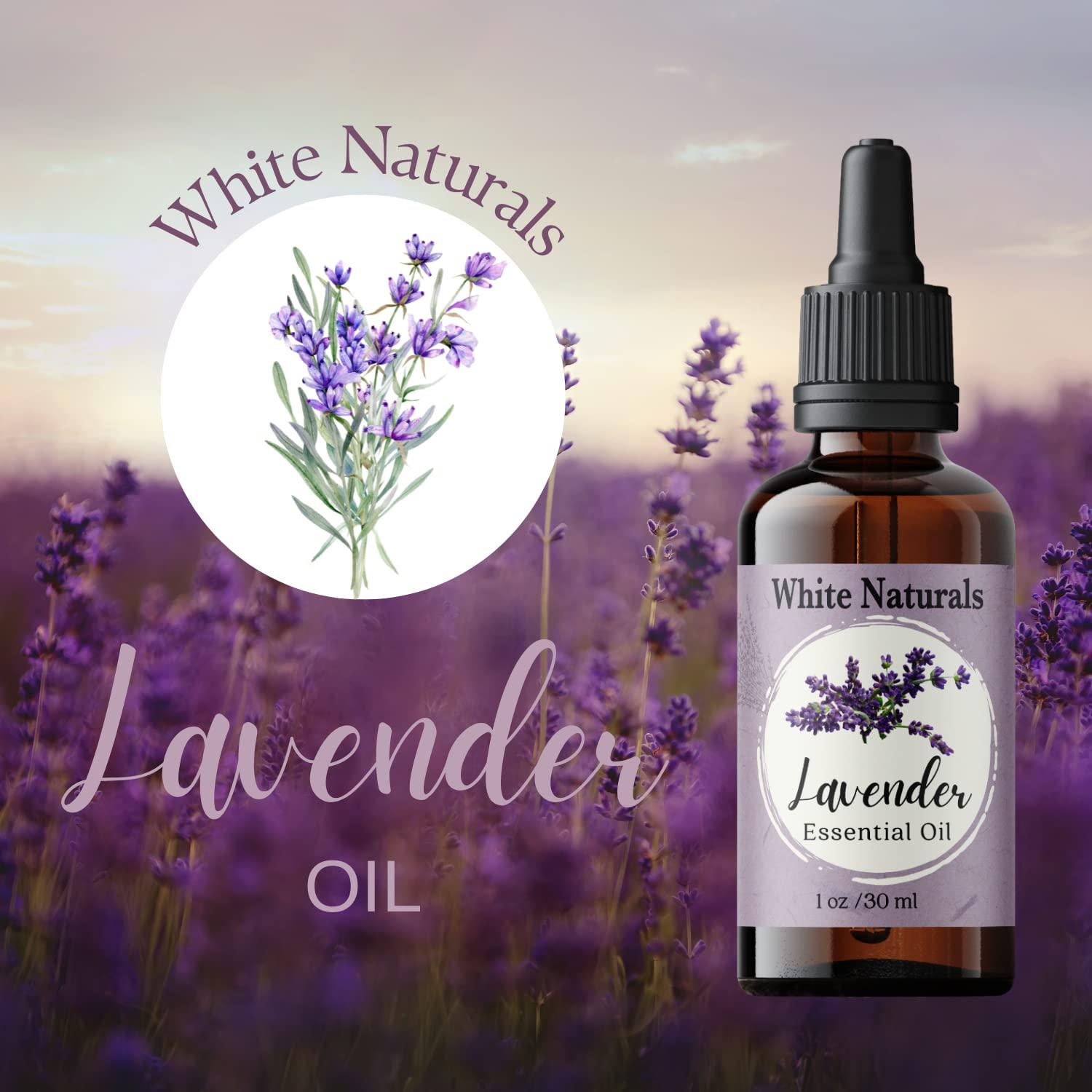 Aceite Esencial de Lavanda White Naturals 90ml - Aromaterapia y Cuidado Personal