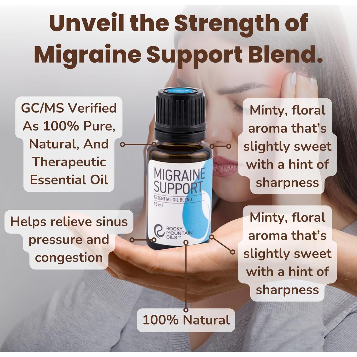 Mezcla de Aceites Esenciales Rocky Mountain para Migrañas 15ml