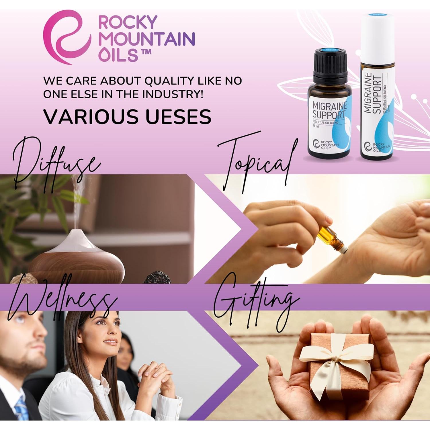 Mezcla de Aceites Esenciales Rocky Mountain para Migrañas 15ml