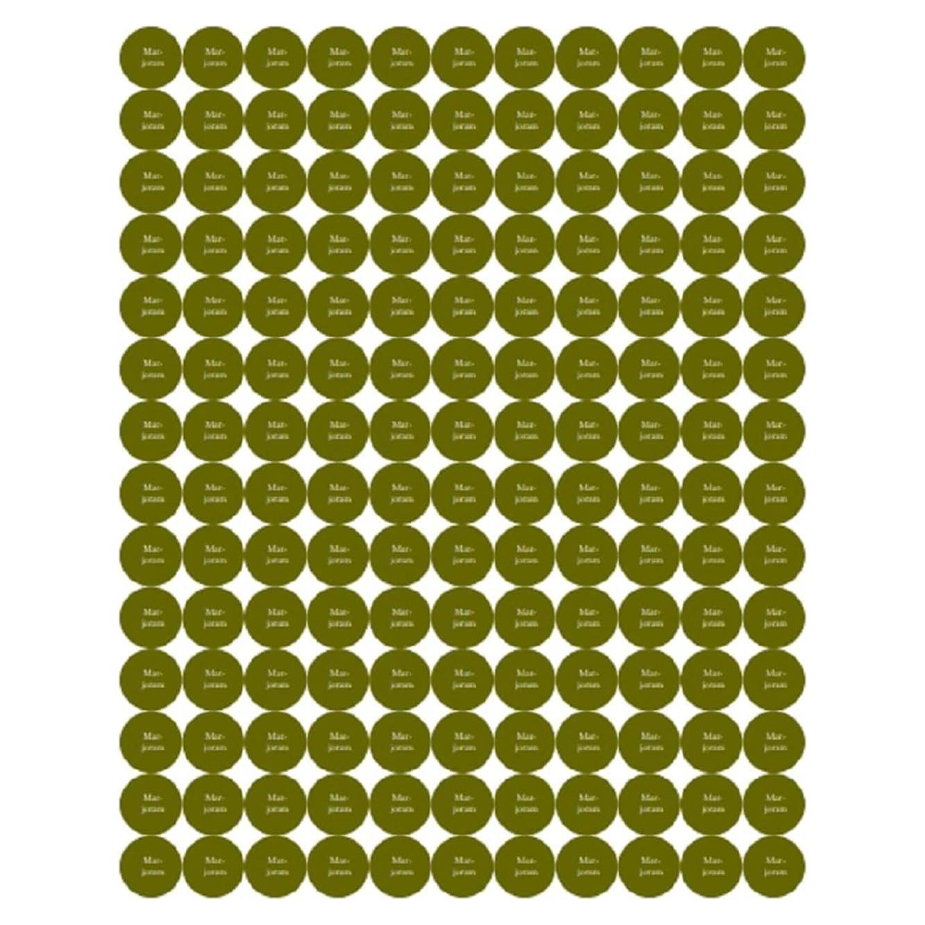 Etiquetas para Tapones de Aceite Esencial doTERRA 154 Unidades