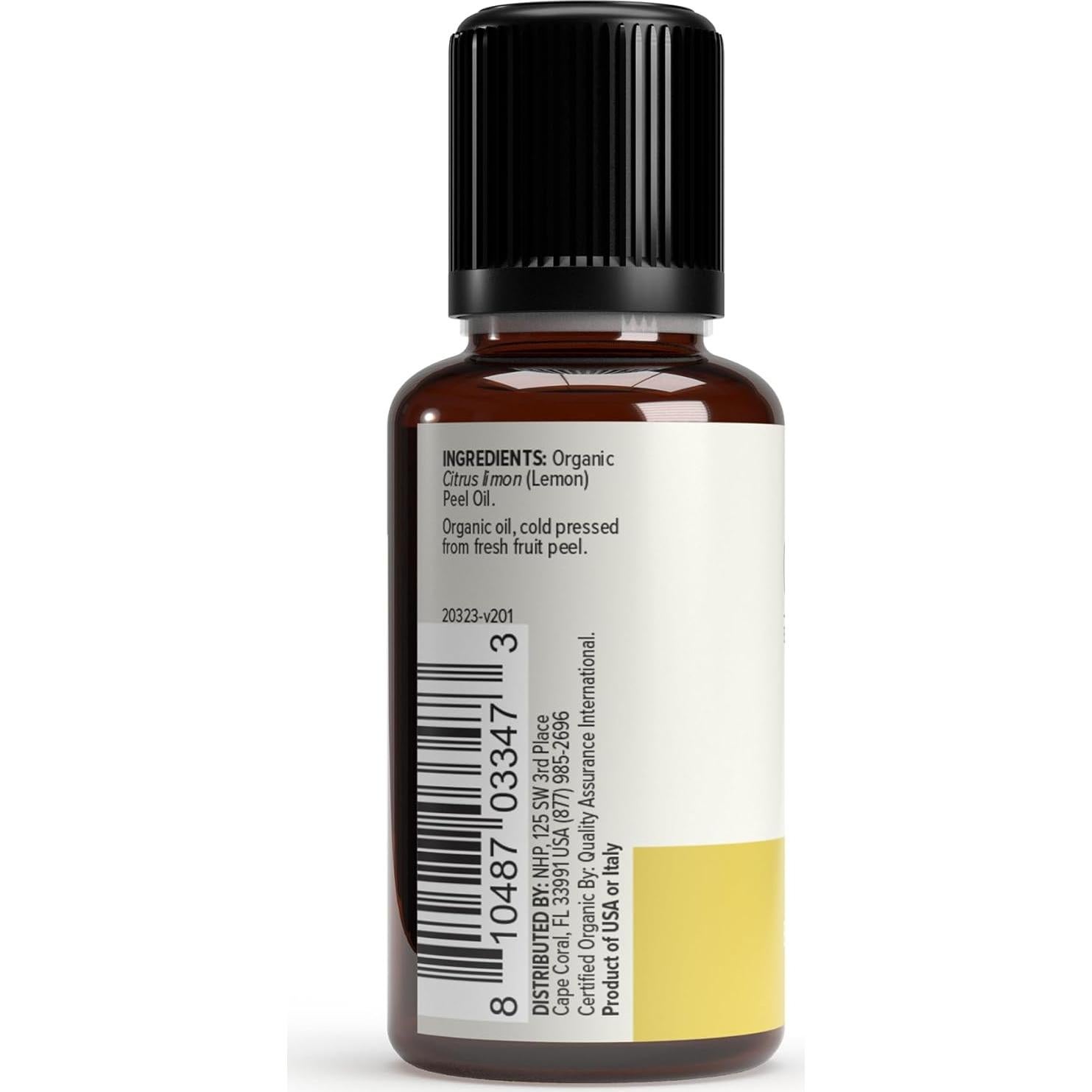 Aceite Esencial de Limón Orgánico Ola Botanicals 29.57 ml