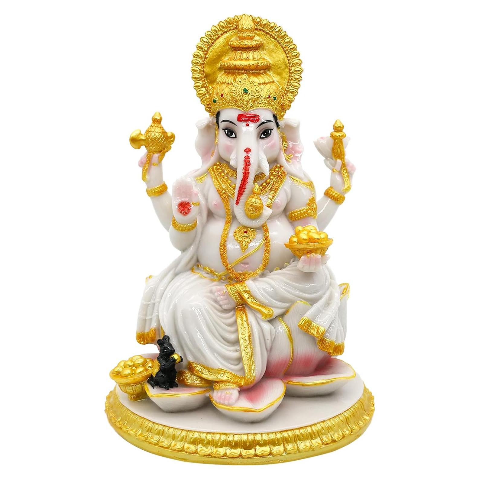 Estatua de Ganesh 21.34 cm JJJ Arts - Decoración Pooja Diwali