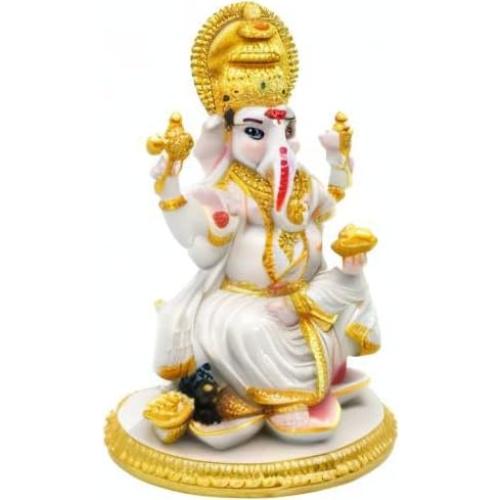 Estatua de Ganesh 21.34 cm JJJ Arts - Decoración Pooja Diwali