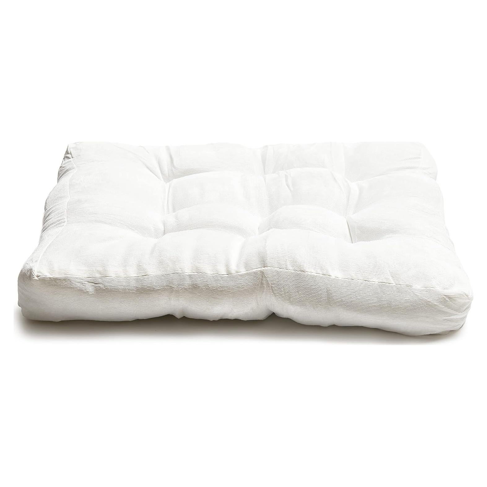 Cojín de Piso Extra Grande LANITI 61x61 cm Blanco