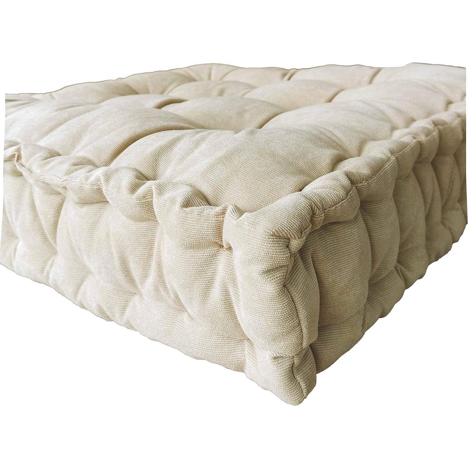 Cojín de Suelo Verpert 63.5x63.5 cm Beige Acolchado Japonés