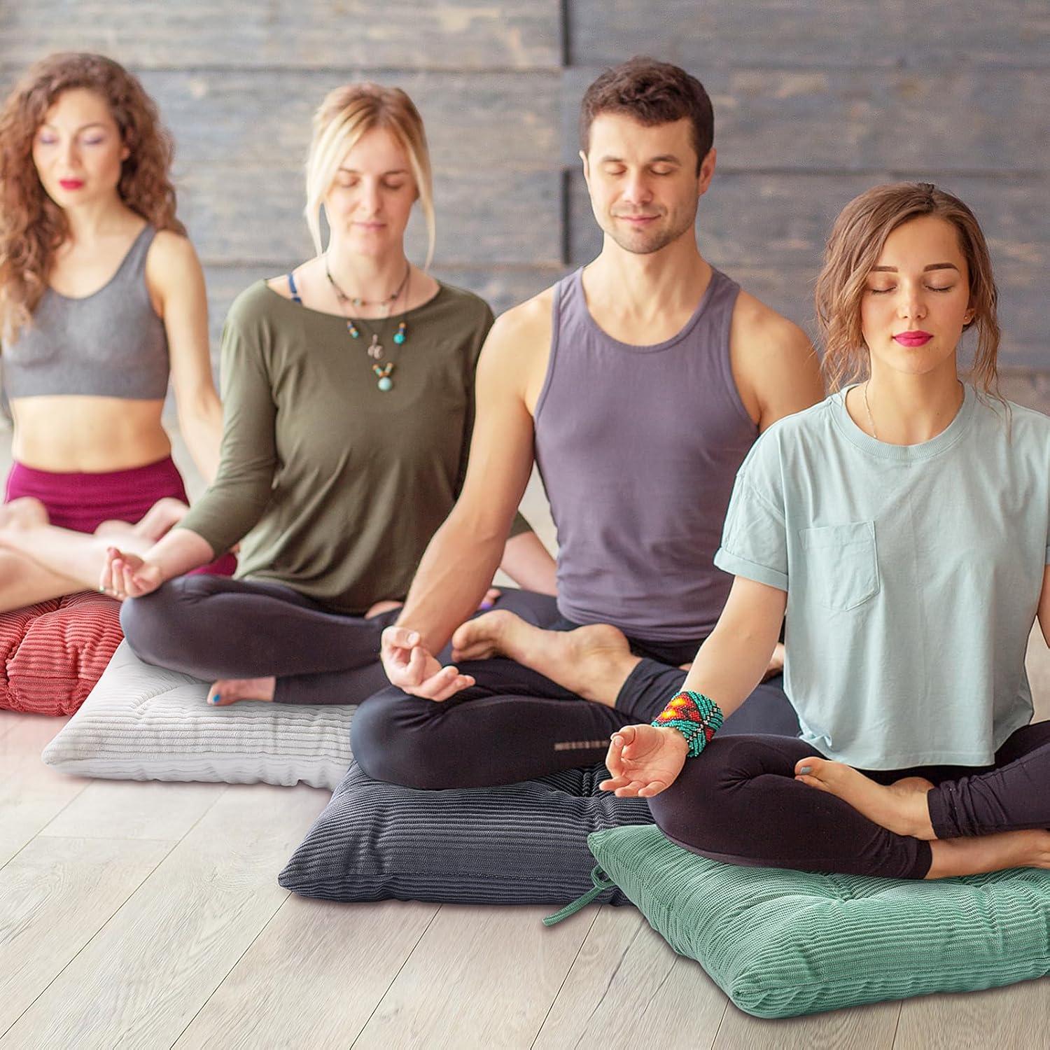 Cojines de Silla Geetery 10 Pcs Corduroy 40x40 cm Coloridos