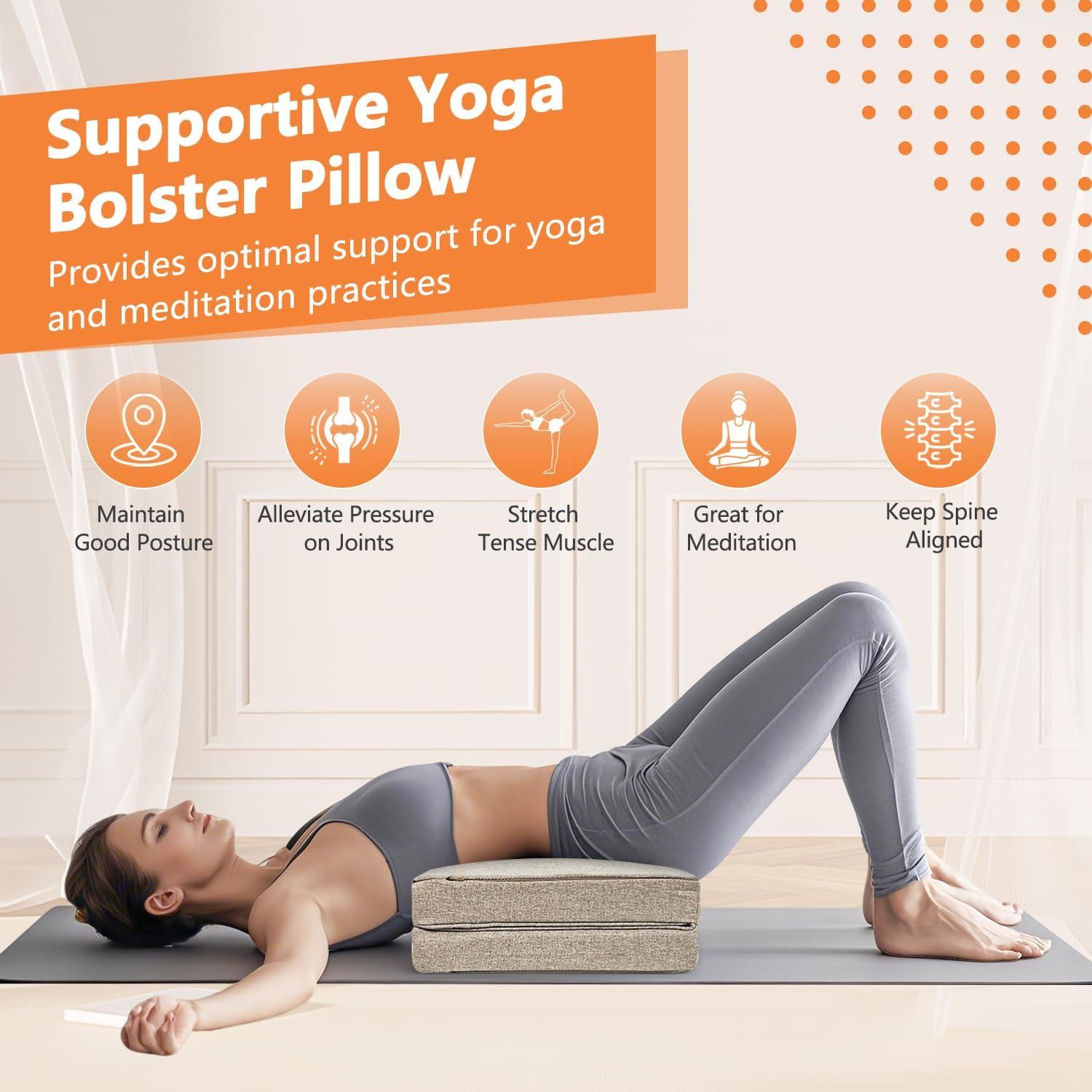 Almohada de Suelo para Meditación ECISZ 61x61 cm Plegable