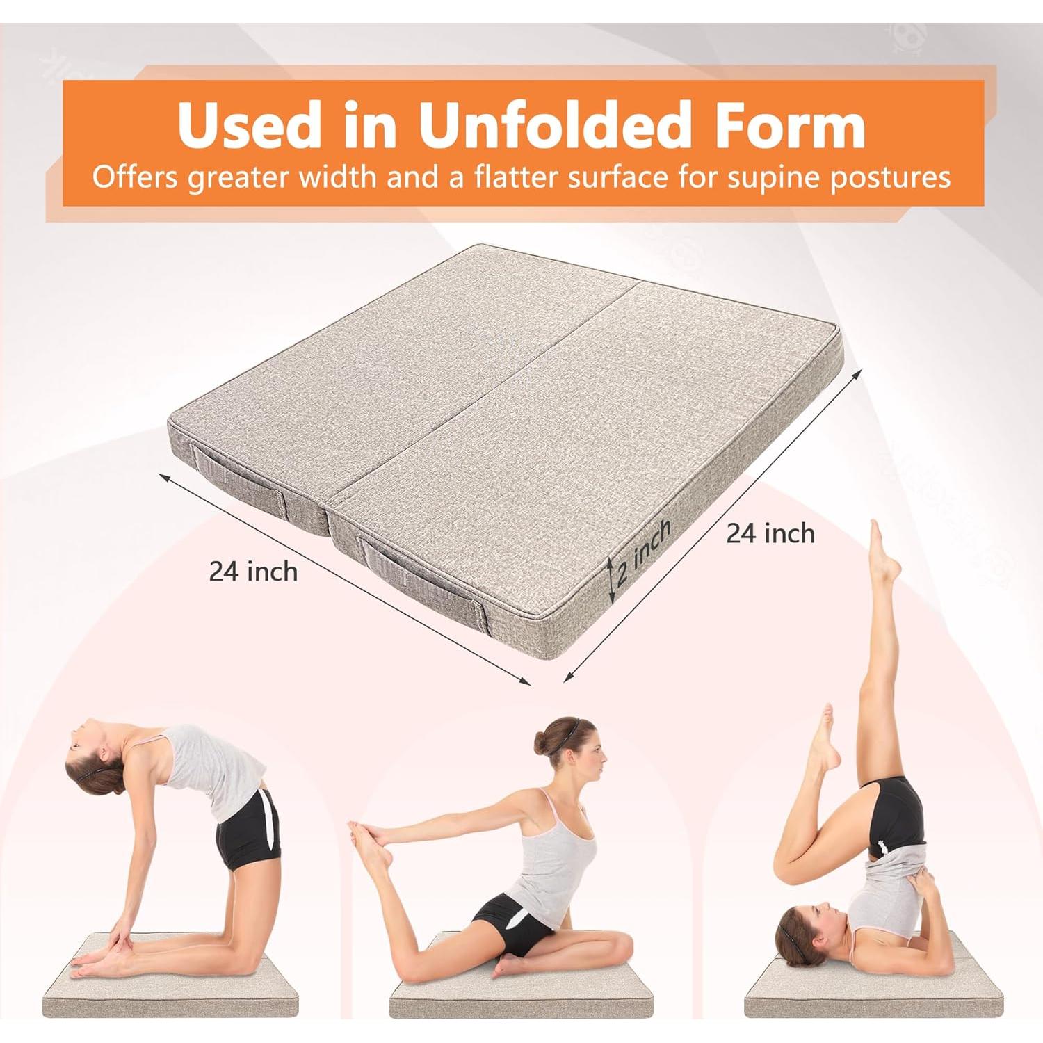 Almohada de Suelo para Meditación ECISZ 61x61 cm Plegable