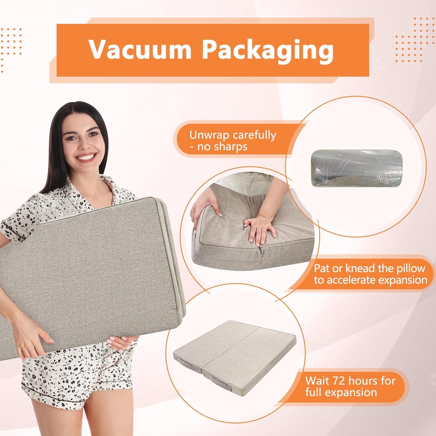 Almohada de Suelo para Meditación ECISZ 61x61 cm Plegable