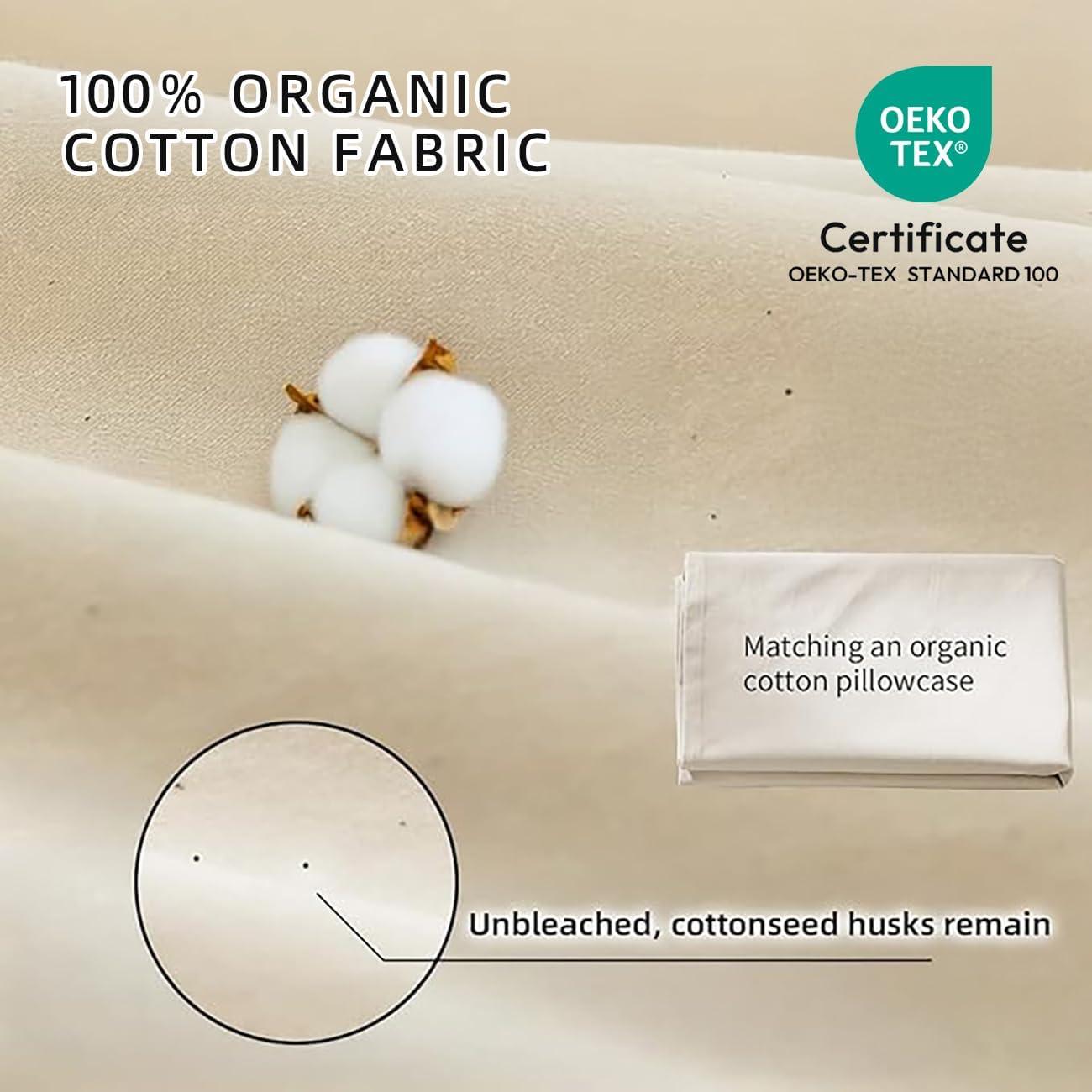 Cojín de Trigo Sarraceno Orgánico LOFE 50.8x66cm Ajustable