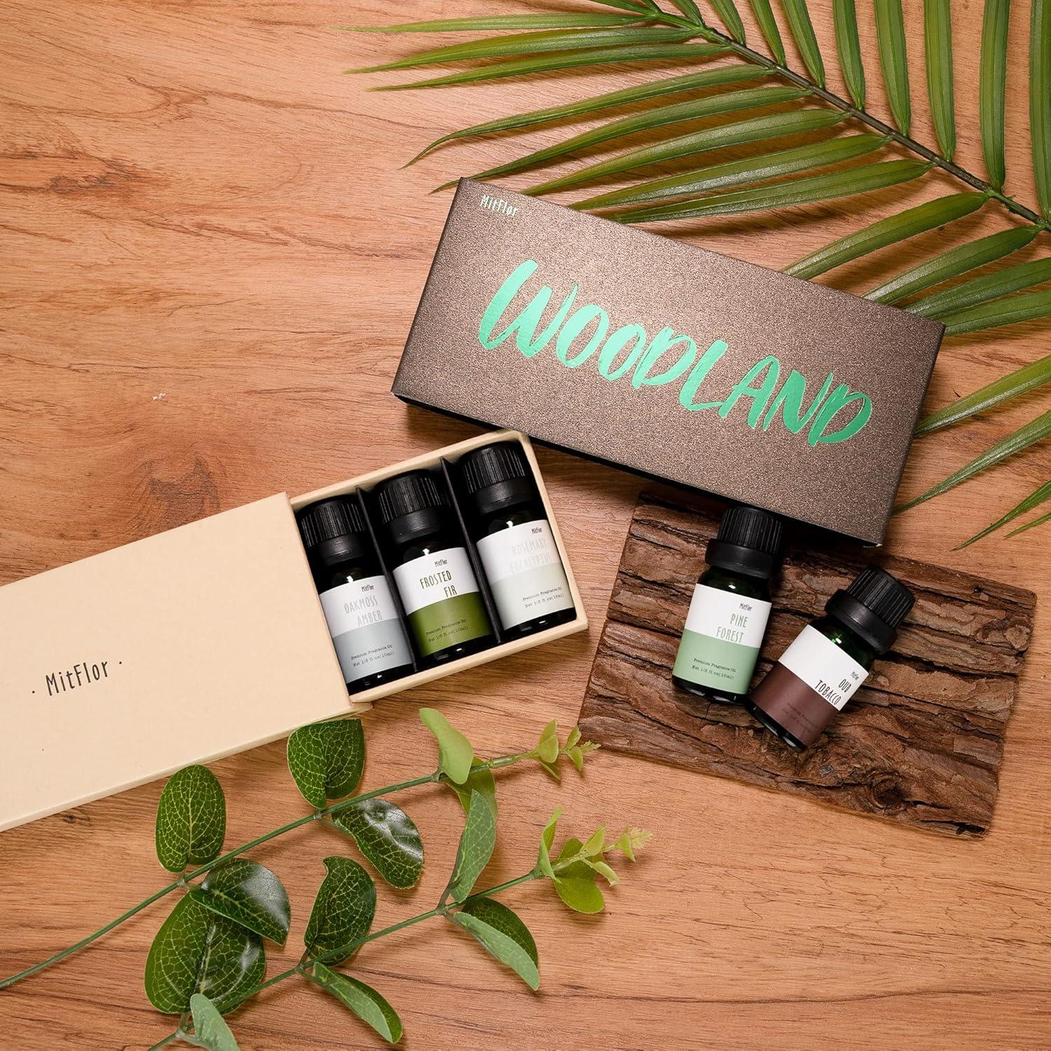 Conjunto de Aceites Esenciales MitFlor Woodland 10ml x 6