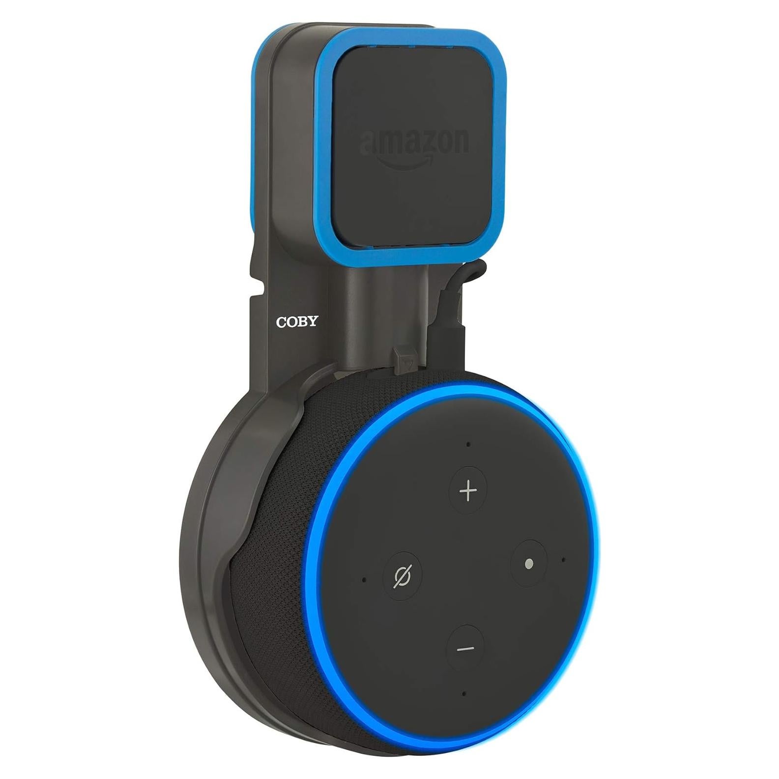 Soporte de pared Coby para Echo Dot 3ra Gen con gestión de cables
