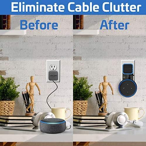 Soporte de pared Coby para Echo Dot 3ra Gen con gestión de cables