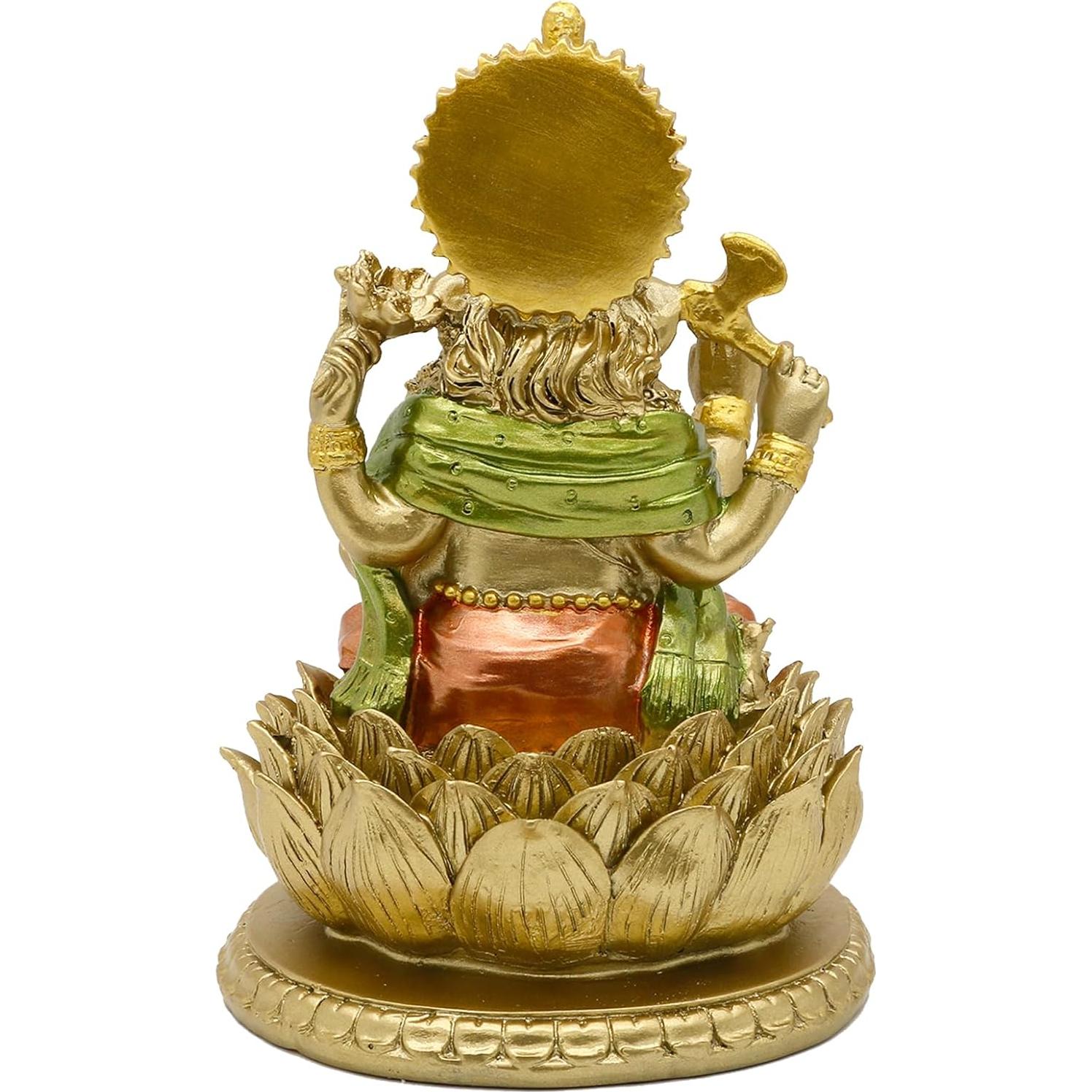 Estatua de Ganesh Alikiki 16.5 cm Polystone Decoración India