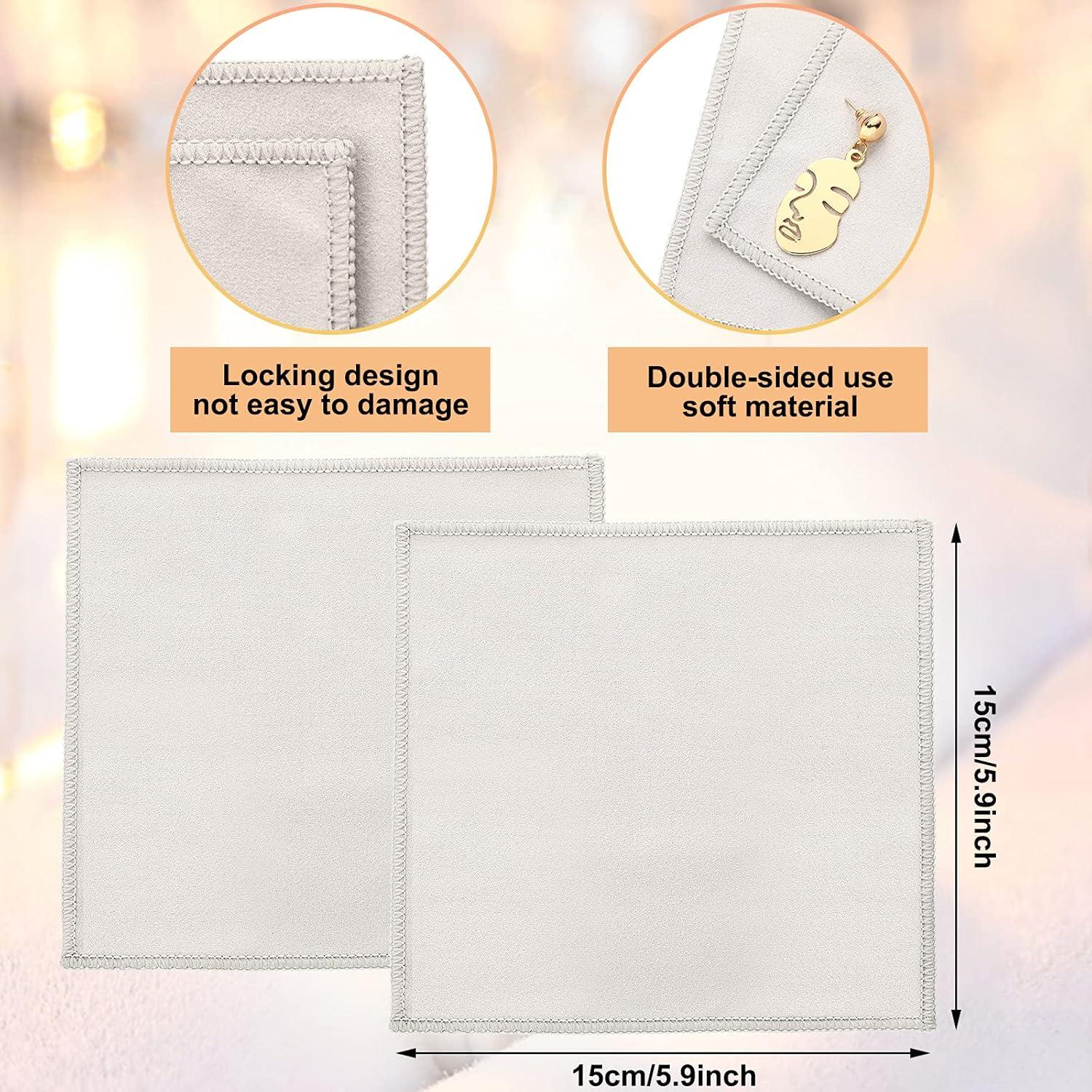 Juego de Pulido de Plata Patelai 4 Piezas con Cepillos y Paños