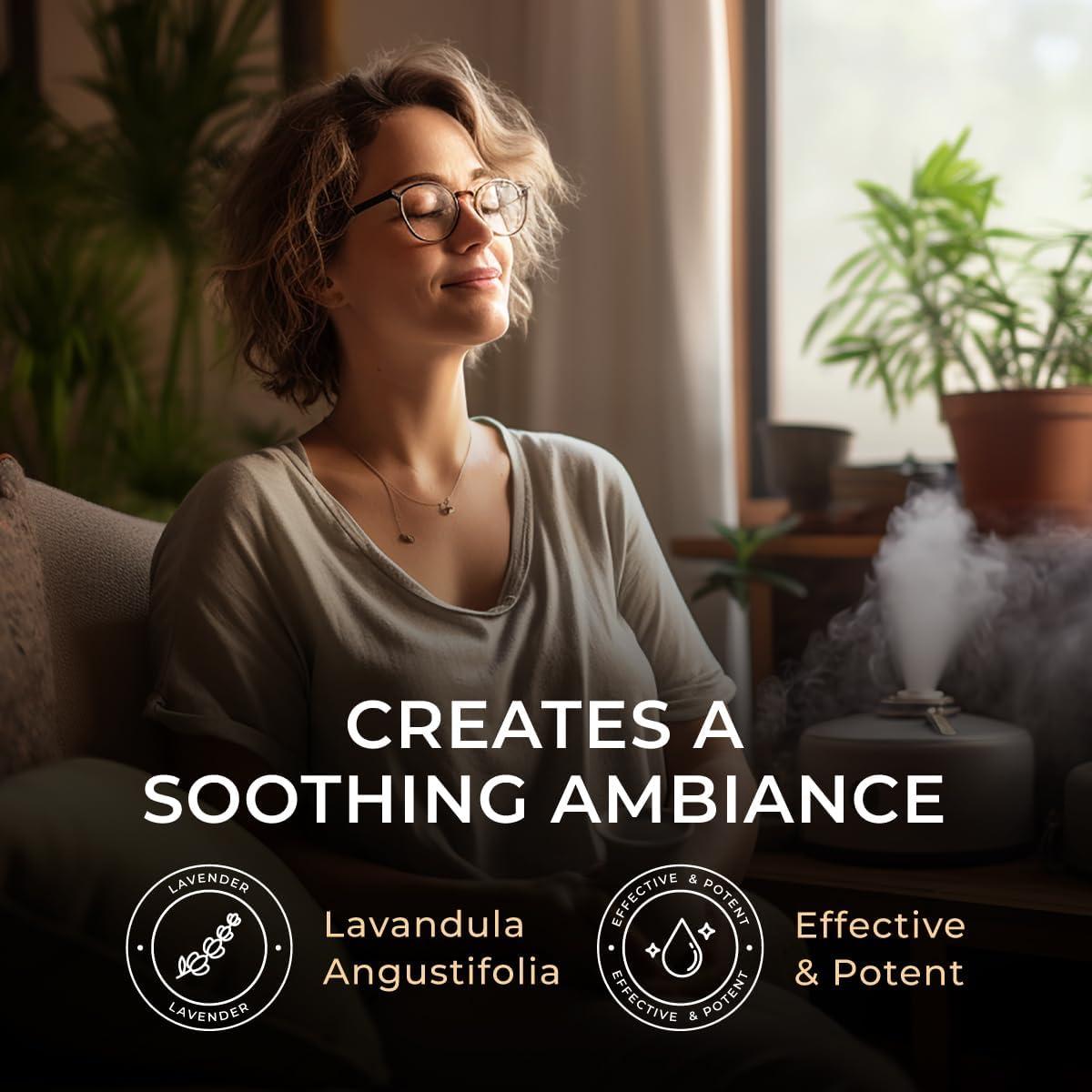 Set de Aceites Esenciales Gya Labs 2x10ml Ciprés y Lavanda