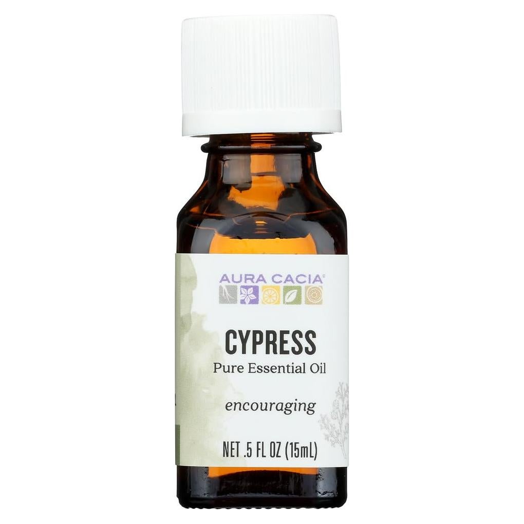 Aceite Esencial Aura Cacia 100% Puro Ciprés 14.79 ml