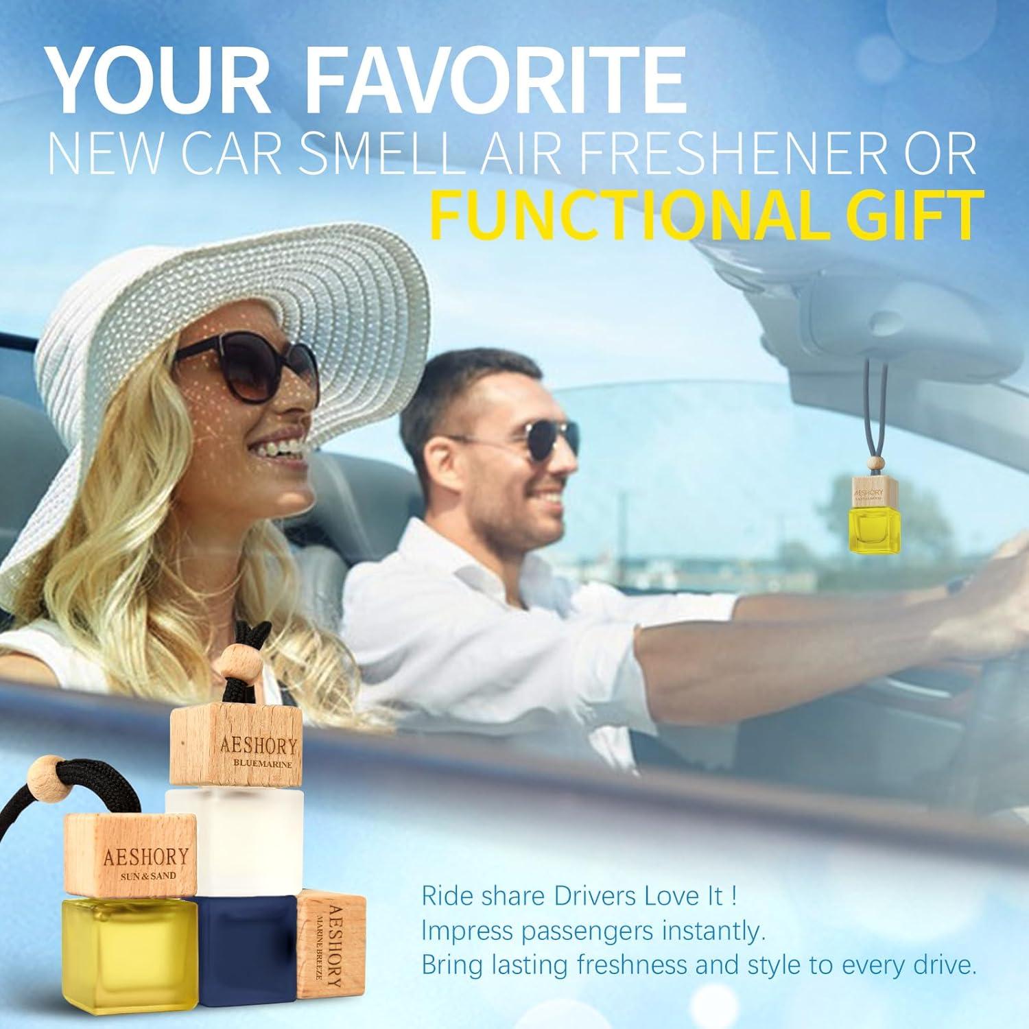 Ambientador de Aire para Auto Aeshory Bluemarine - Set de 3