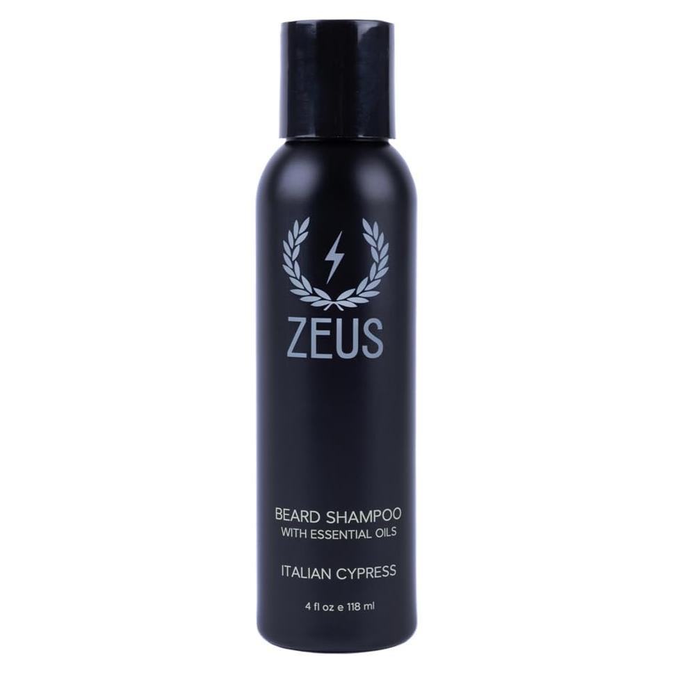 Champú para Barba Zeus Ciprés Italiano 113.4 g - Hidratación Profunda