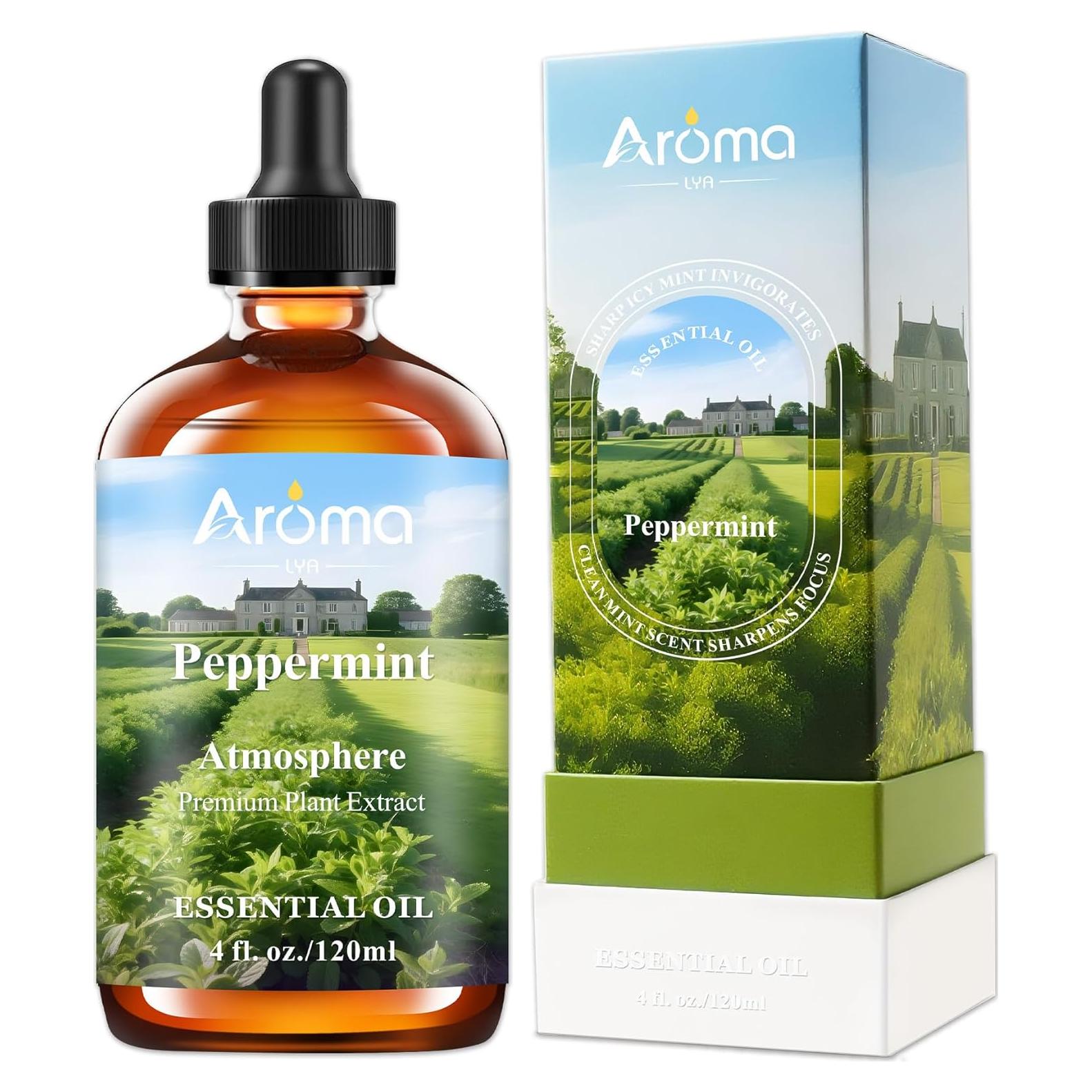 Aceite Esencial de Menta 100% Puro - 118 ml con Caja Regalo
