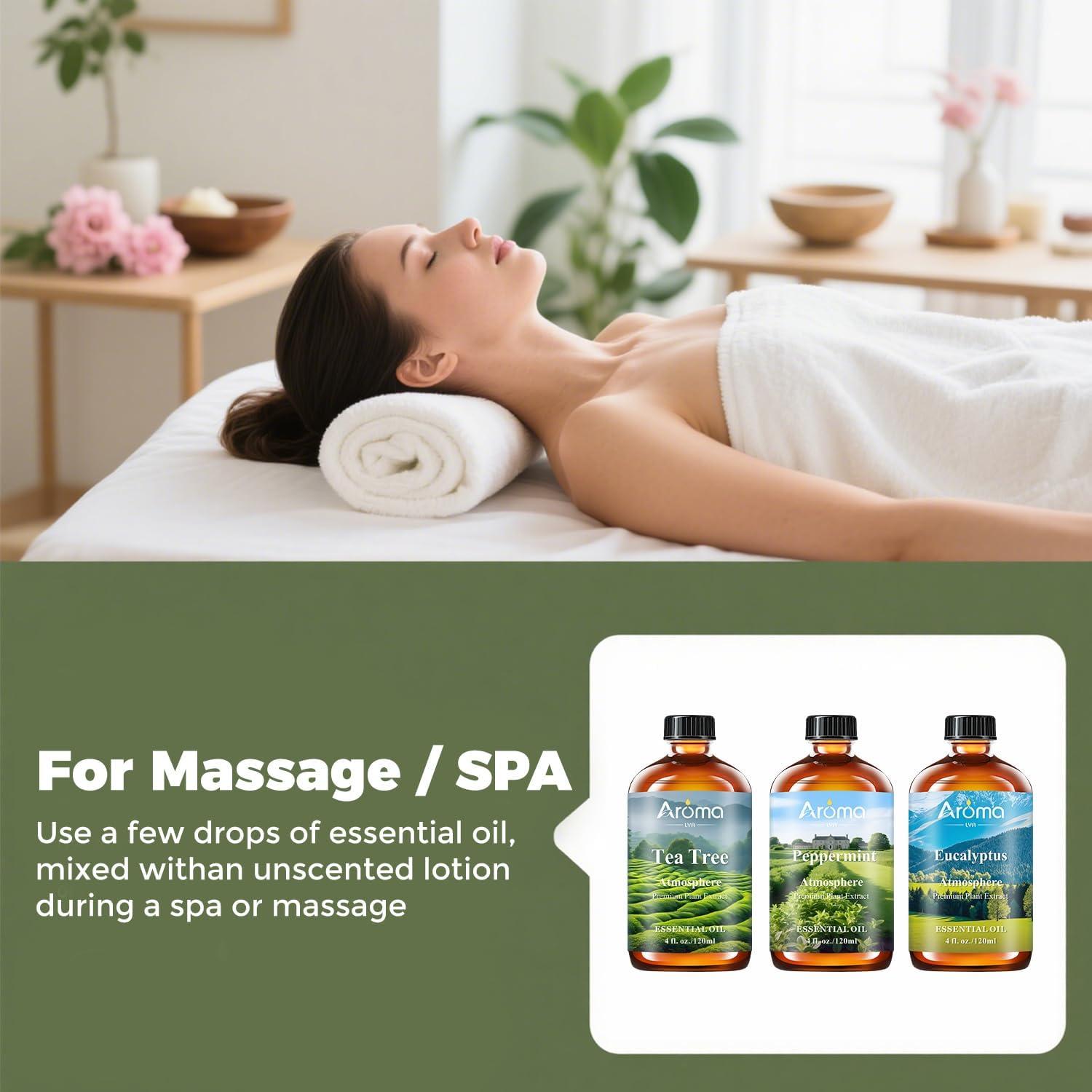 Aceite Esencial de Menta 100% Puro - 118 ml con Caja Regalo