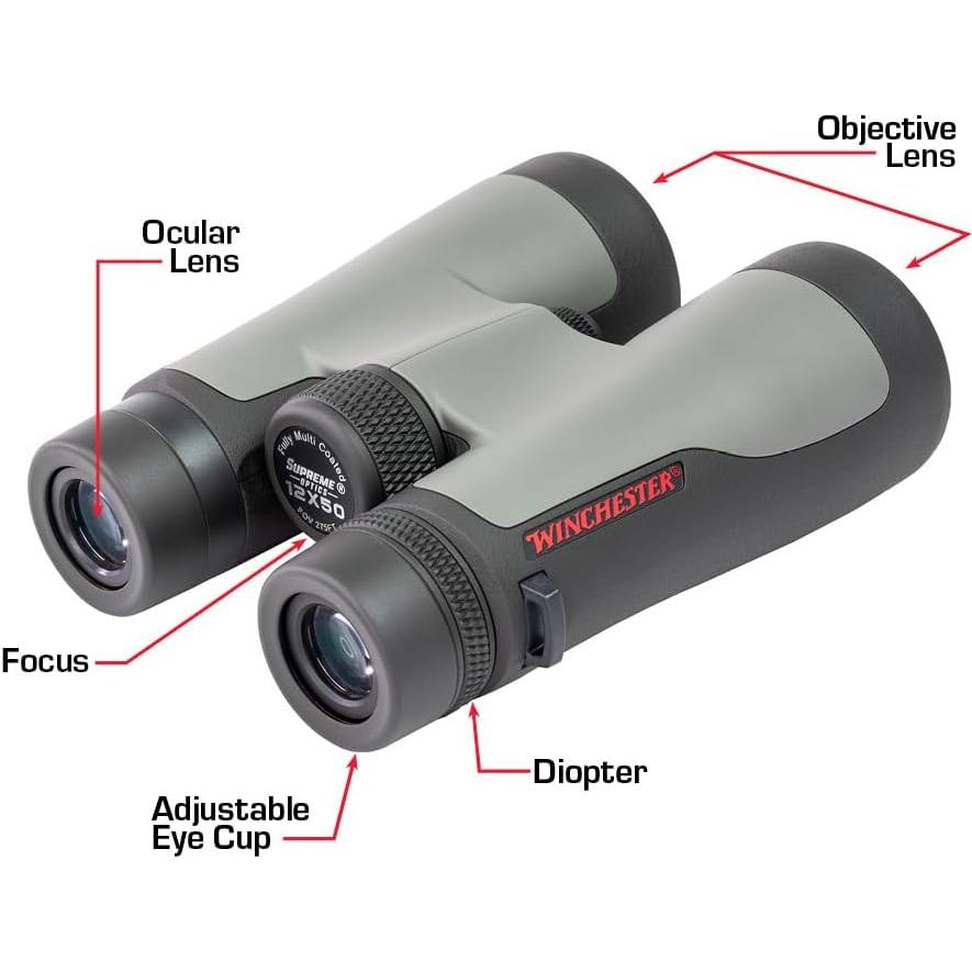 Binoculares Winchester 10x50 para Caza y Observación