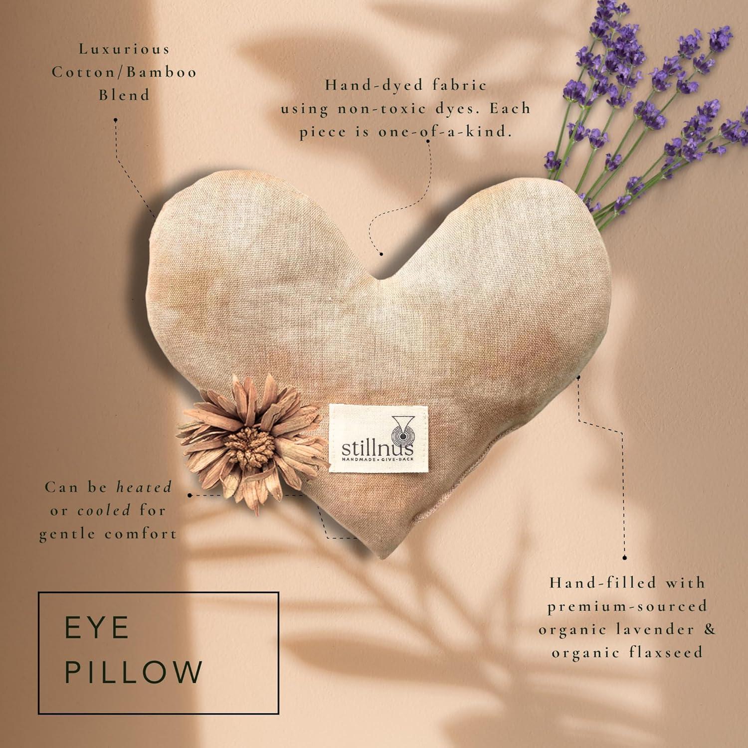 Almohadilla de Ojos de Algodón de Bambú con Lavanda - 19.4x15.9cm