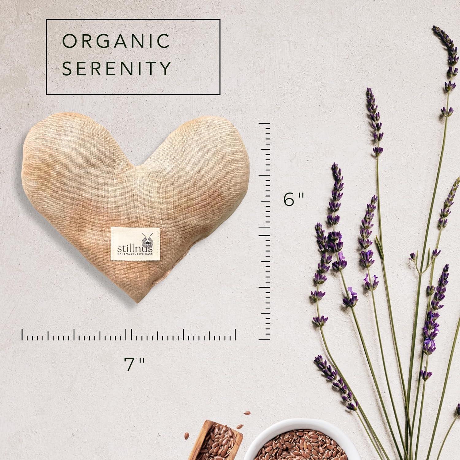 Almohadilla de Ojos de Algodón de Bambú con Lavanda - 19.4x15.9cm