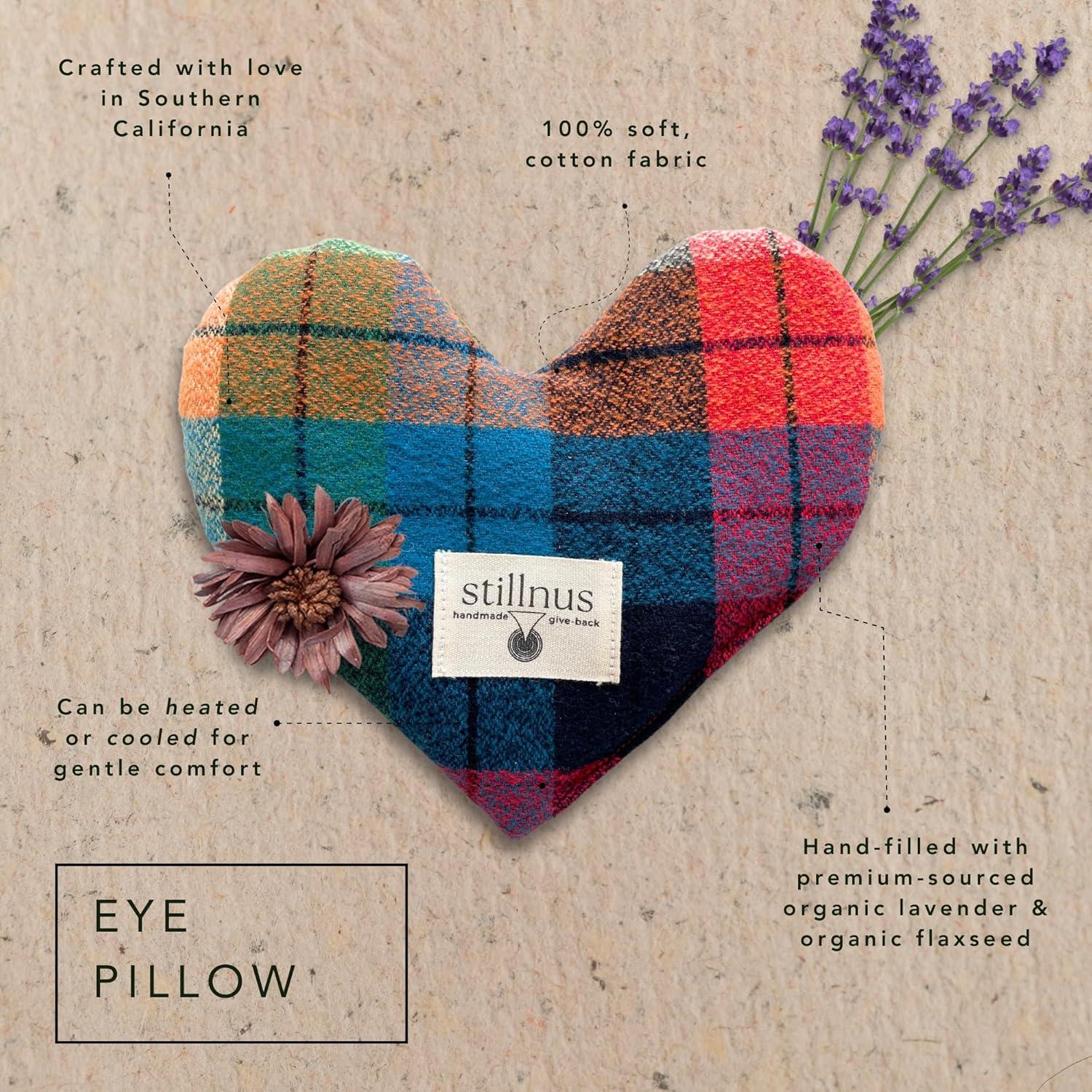 Almohadilla de Ojos con Peso Corazón Lavanda Orgánica 190g