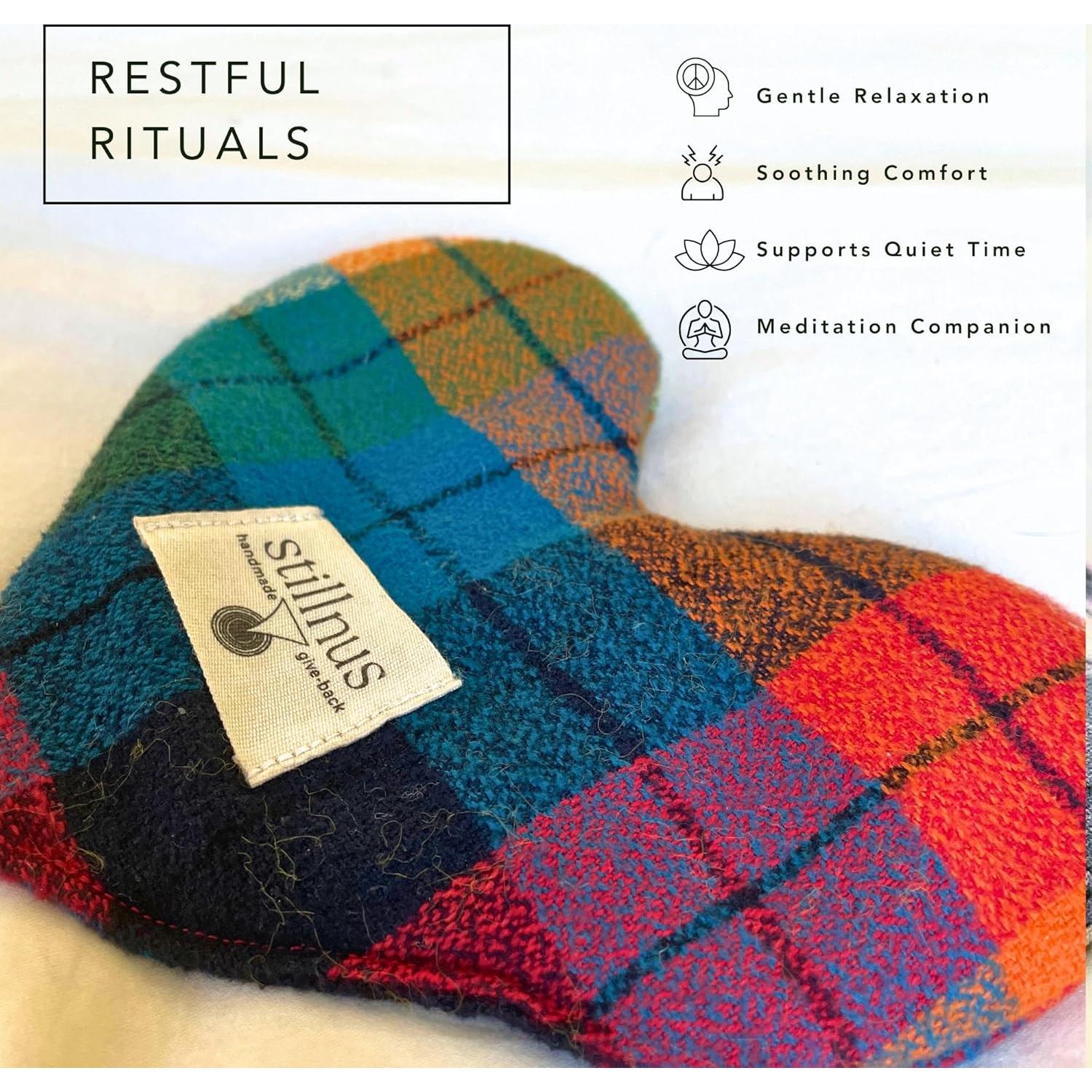 Almohadilla de Ojos con Peso Corazón Lavanda Orgánica 190g