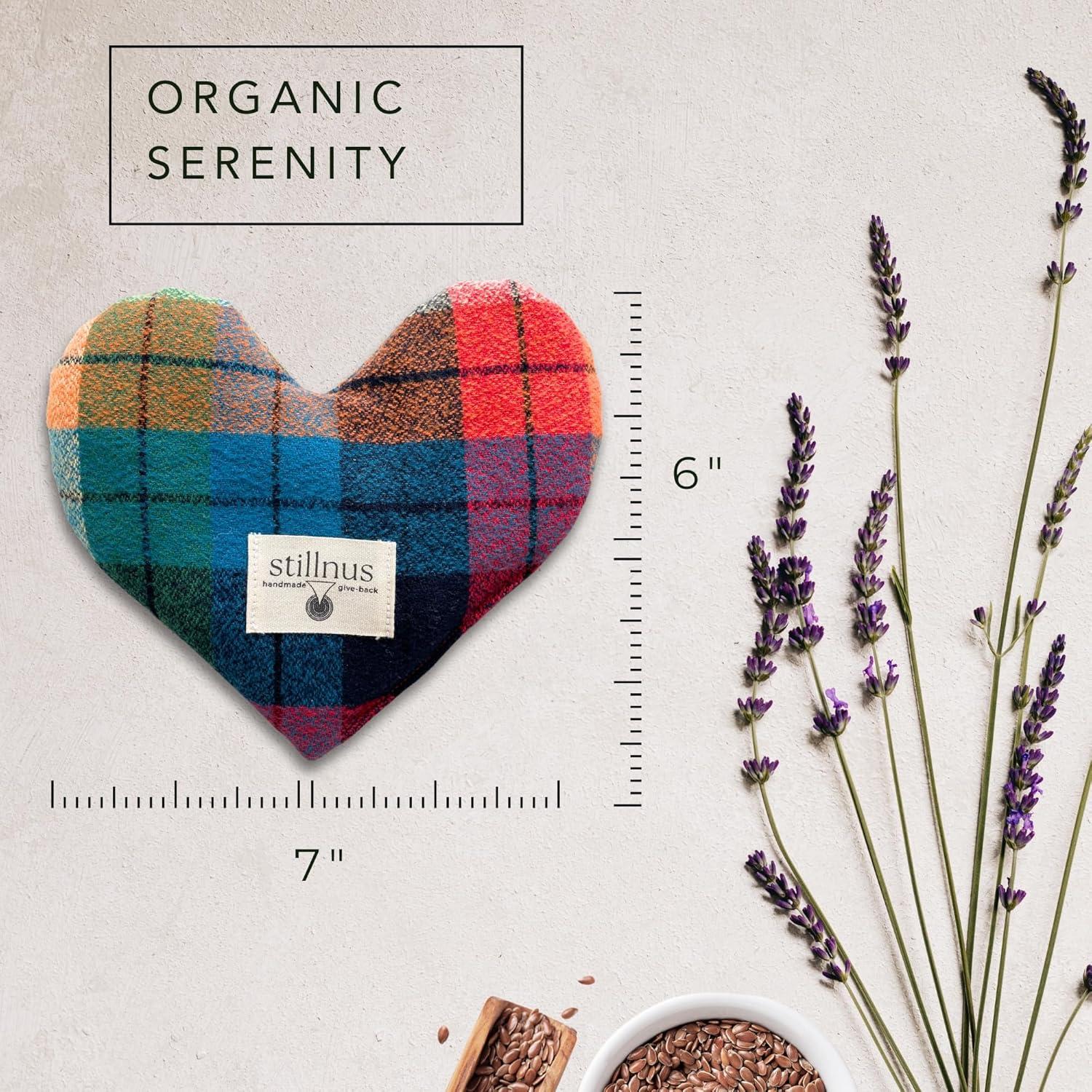 Almohadilla de Ojos con Peso Corazón Lavanda Orgánica 190g