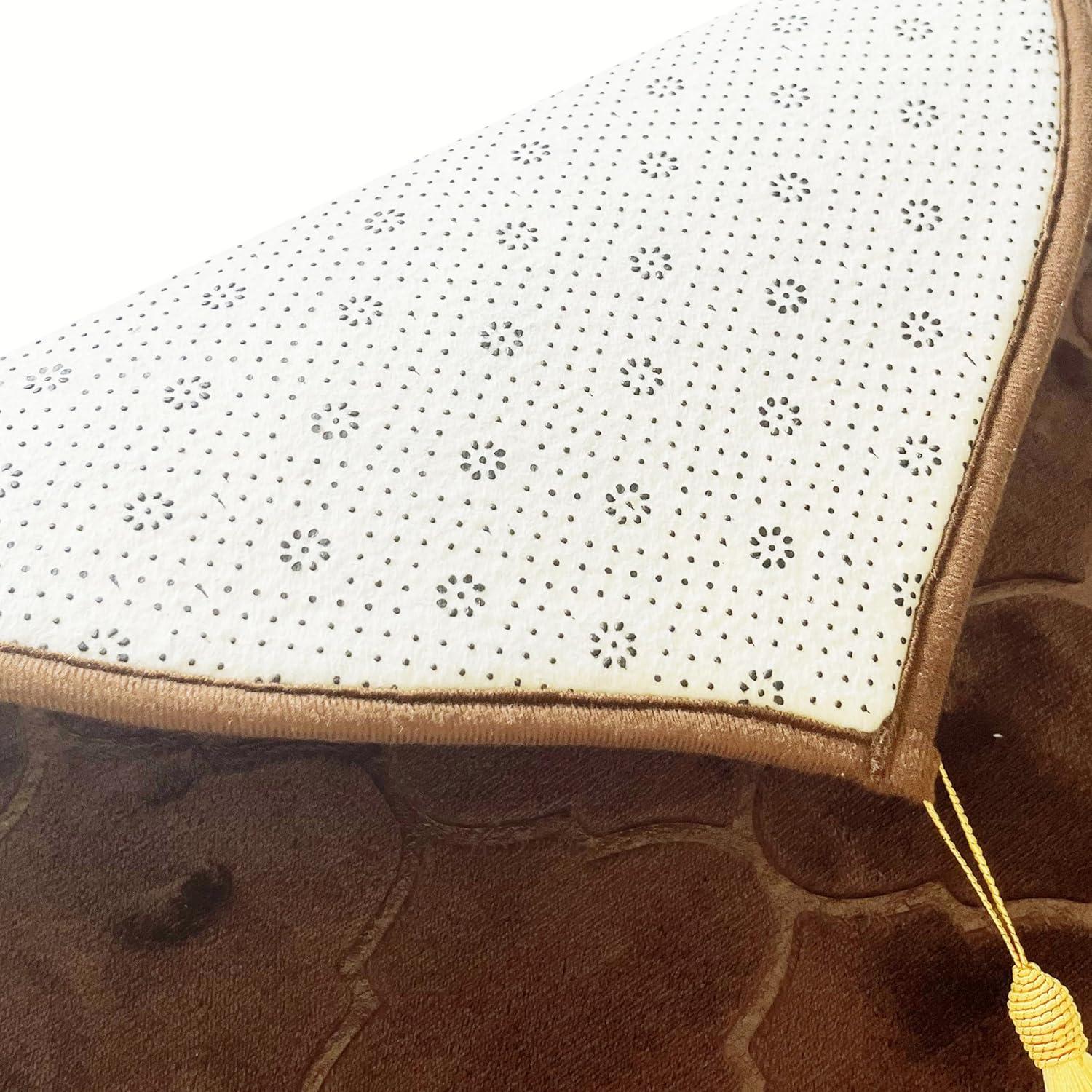 Alfombra de Oración JE JOUE Marrón Claro 109x69 cm Acolchada