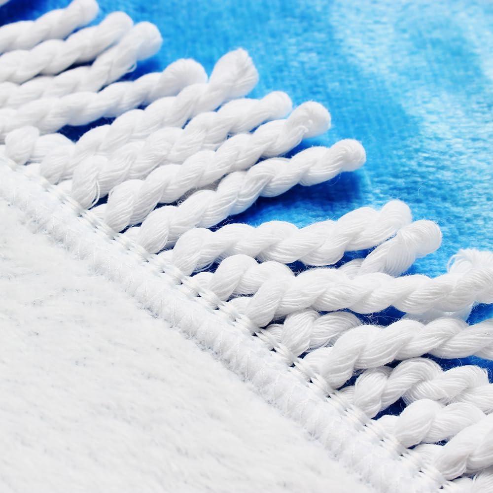 Manta de Playa Redonda Pafusen 152 cm Mandala Bohemio