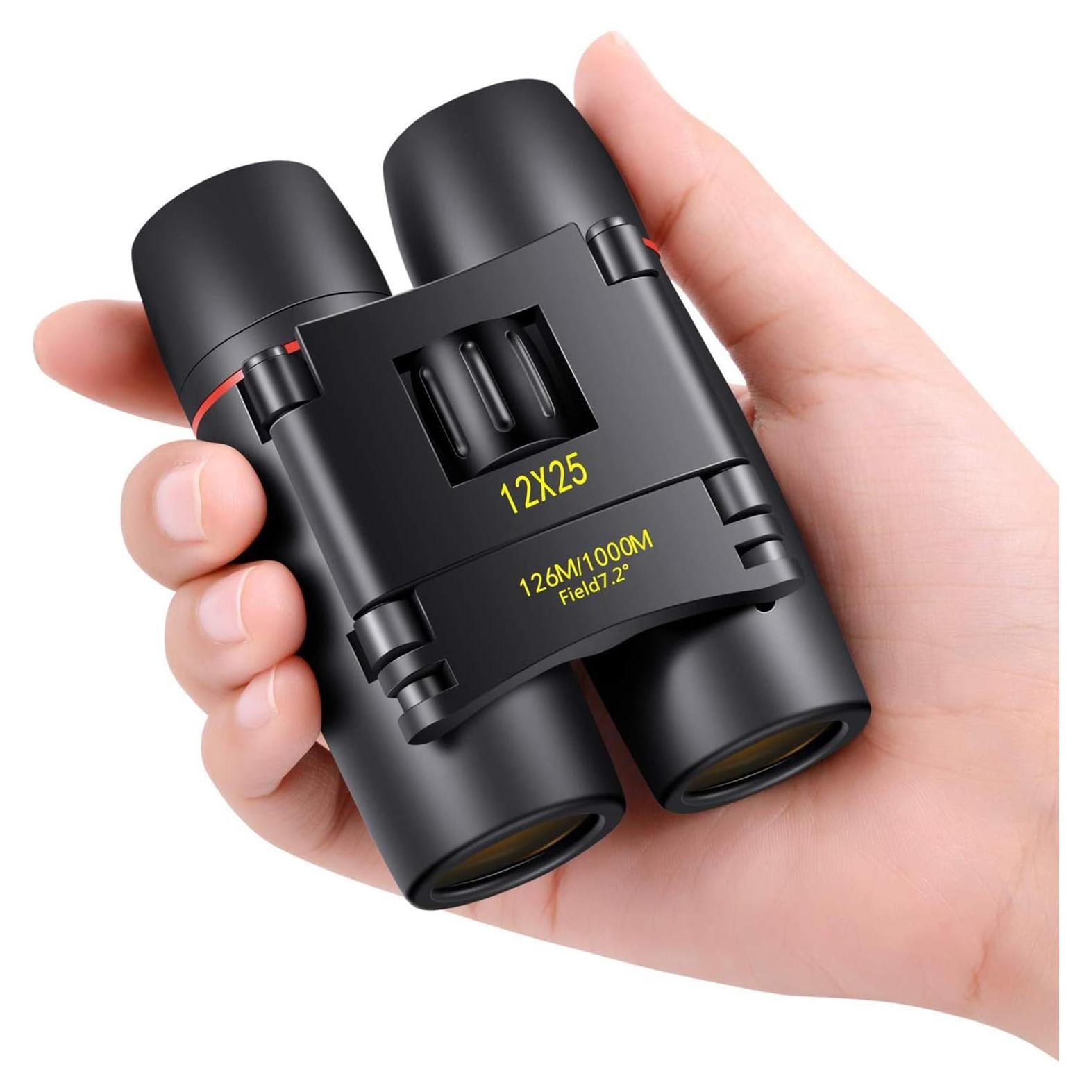 Binoculares compactos POLDR 12X25 para observación