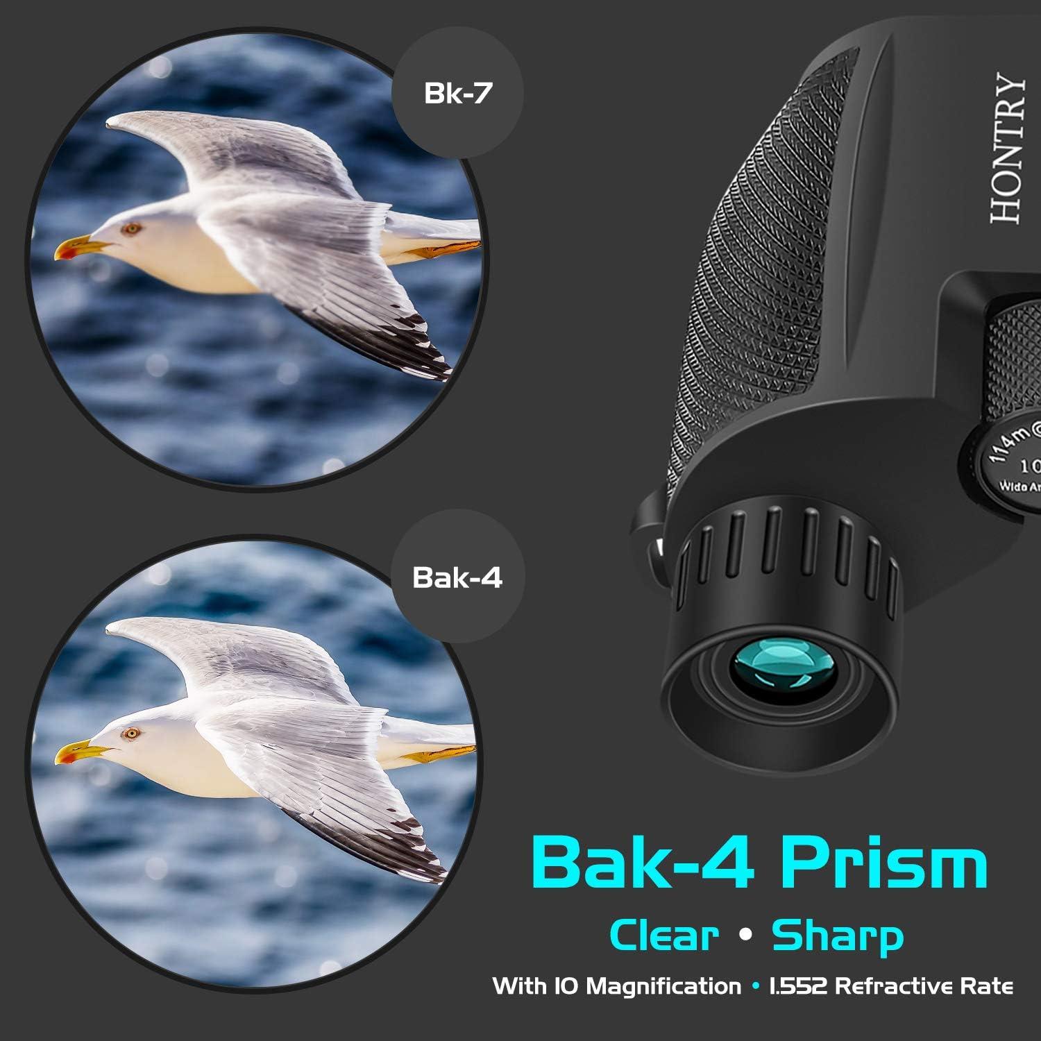 Binoculares Hontry 10x25 Compactos para Observación de Aves