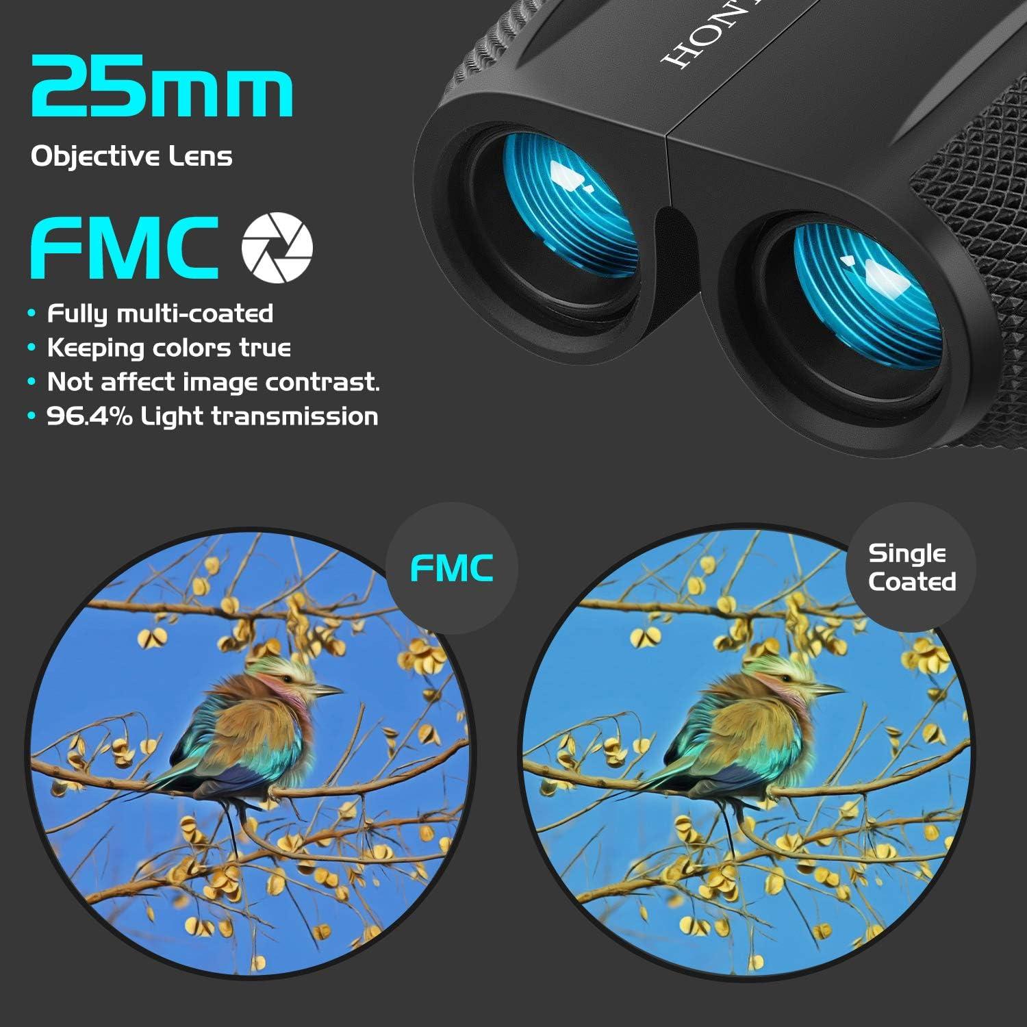 Binoculares Hontry 10x25 Compactos para Observación de Aves