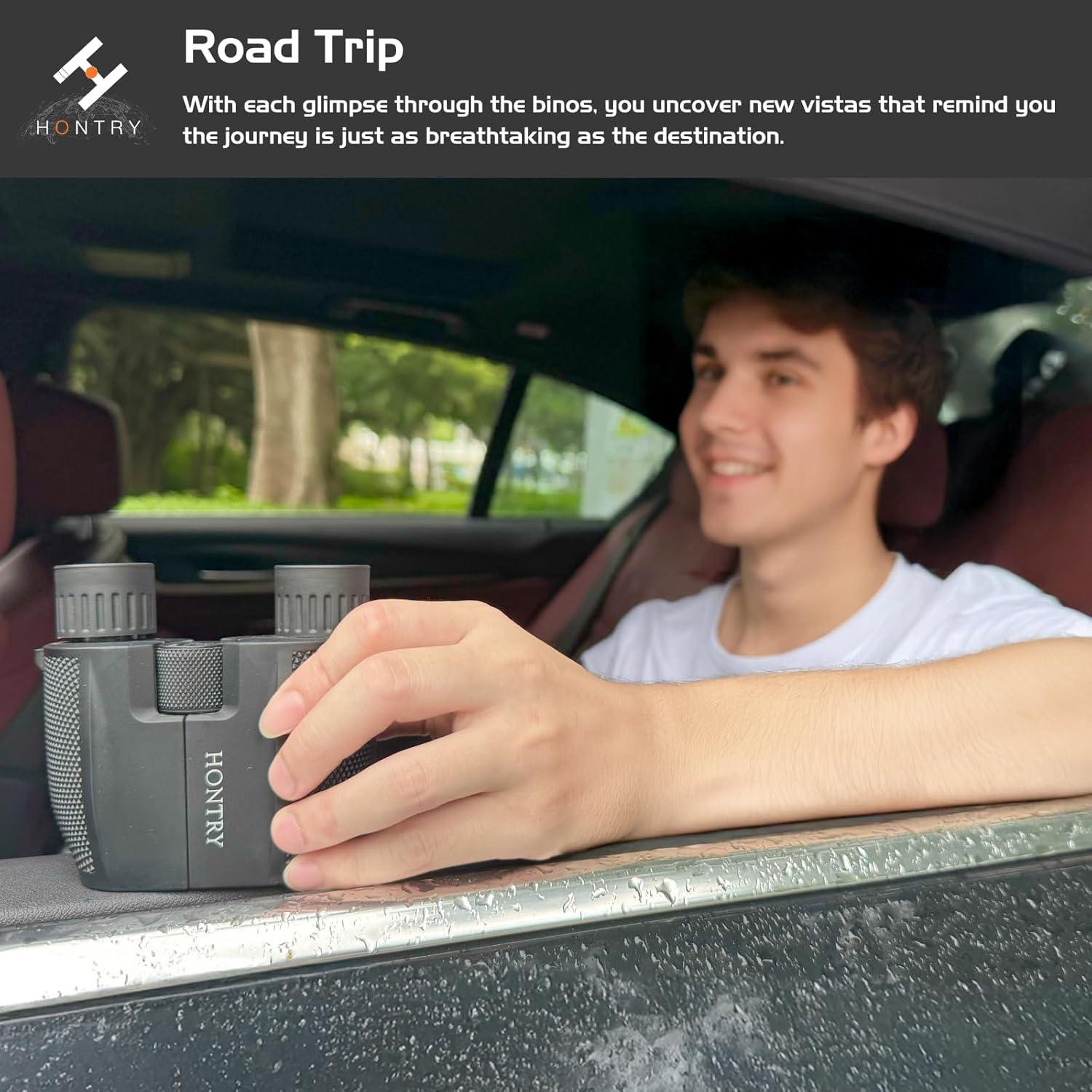 Binoculares Hontry 10x25 Compactos para Observación de Aves