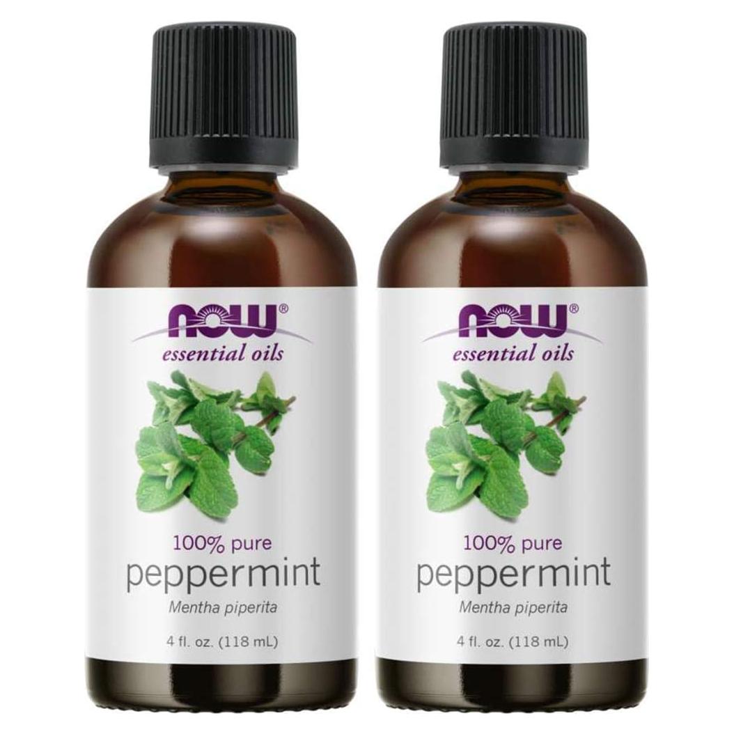 Aceite de Menta 100% Puro NOW Foods 226 g (Paquete de Dos)