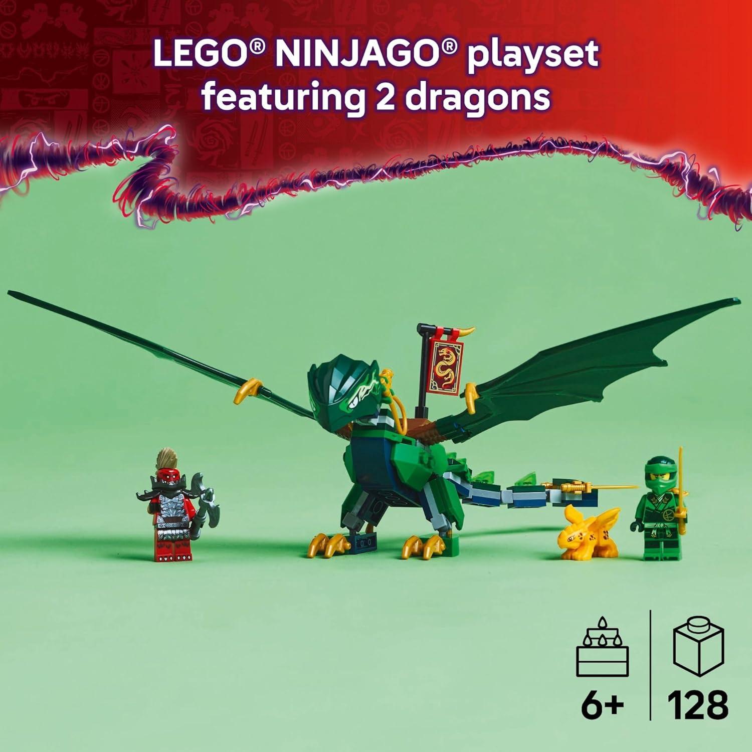 LEGO NINJAGO Dragón del Bosque Verde Lloyd - 128 Piezas